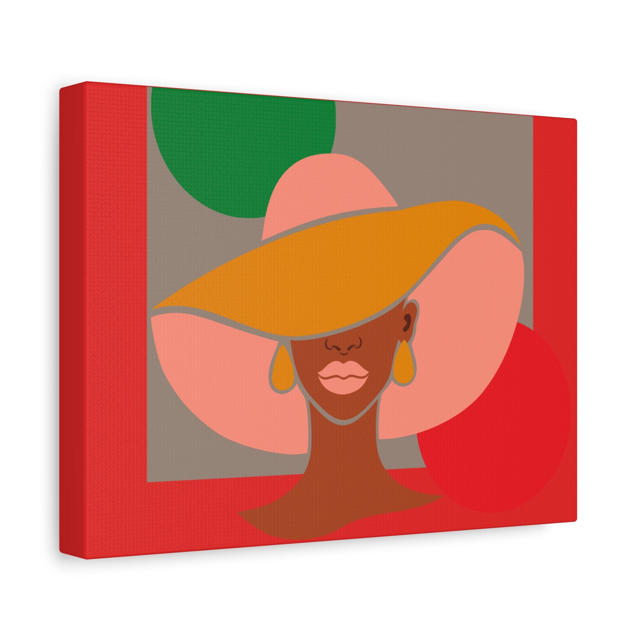 Hat Woman — Canvas Art