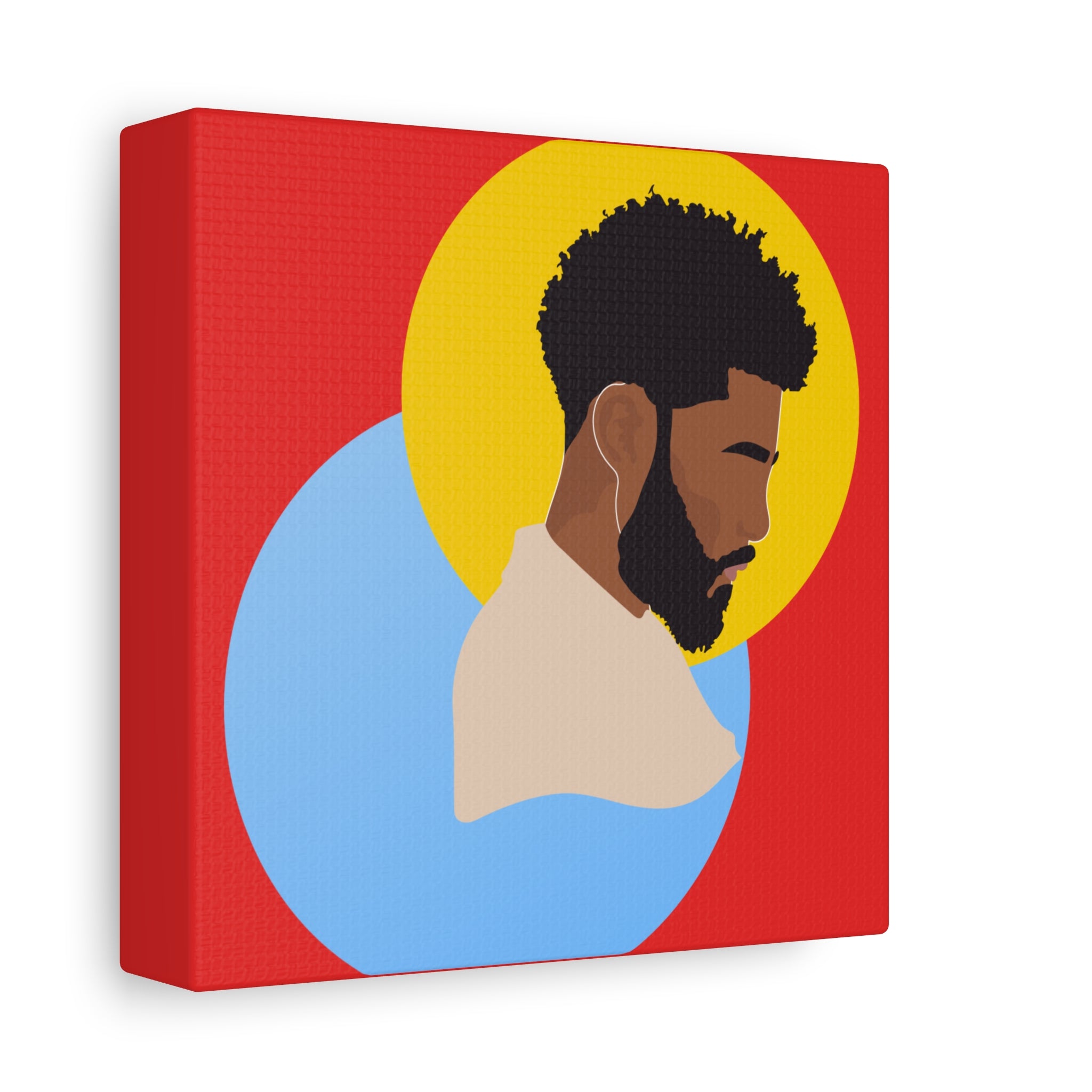 Male Silhouette — Canvas Art