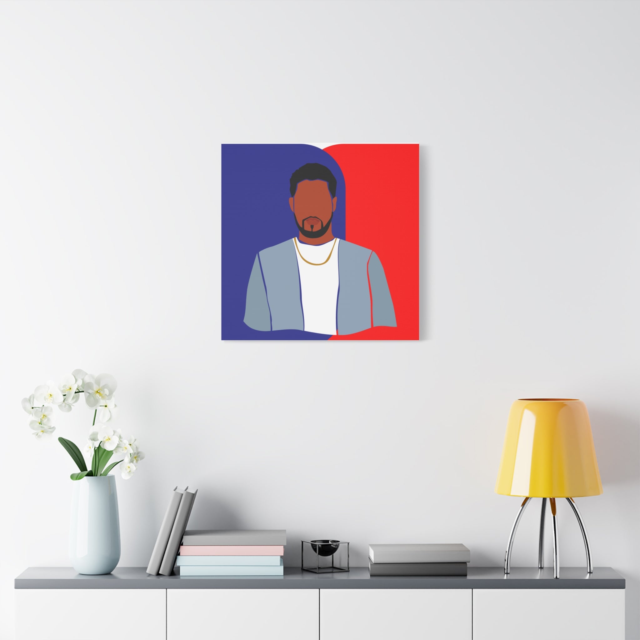 Abstract Male Figure - Canvas Art