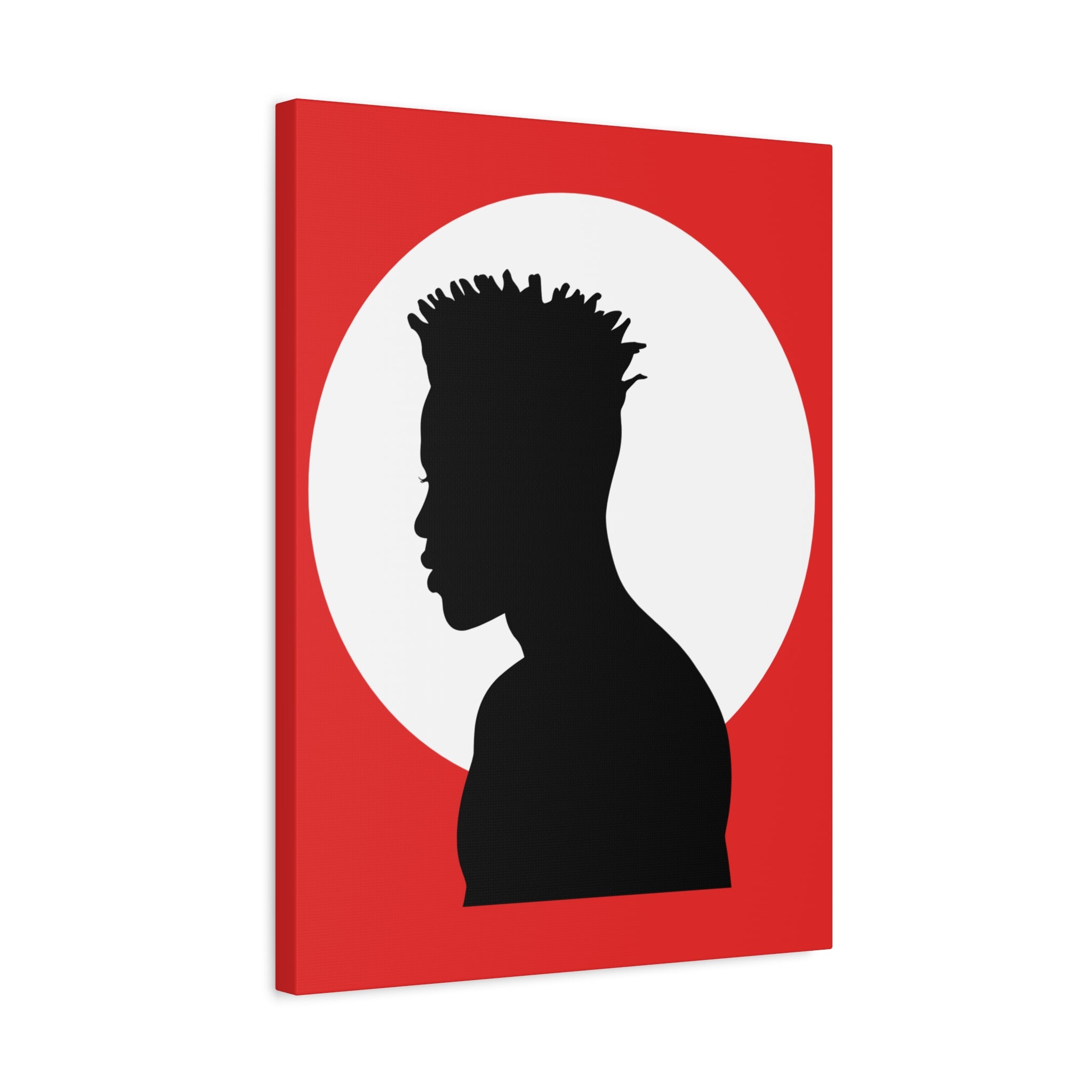 Male Silhouette — Canvas Art
