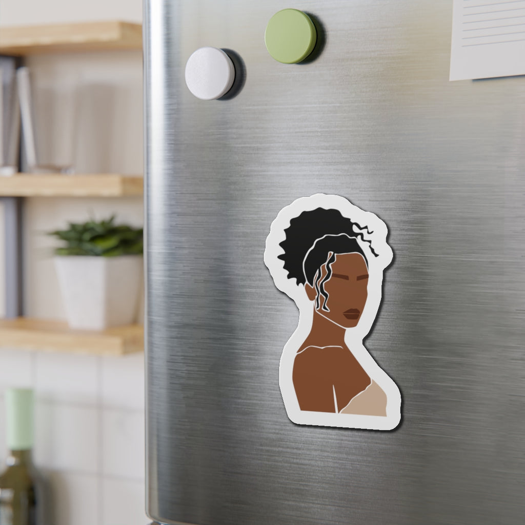 Minimal Brown Skin Woman — Magnet
