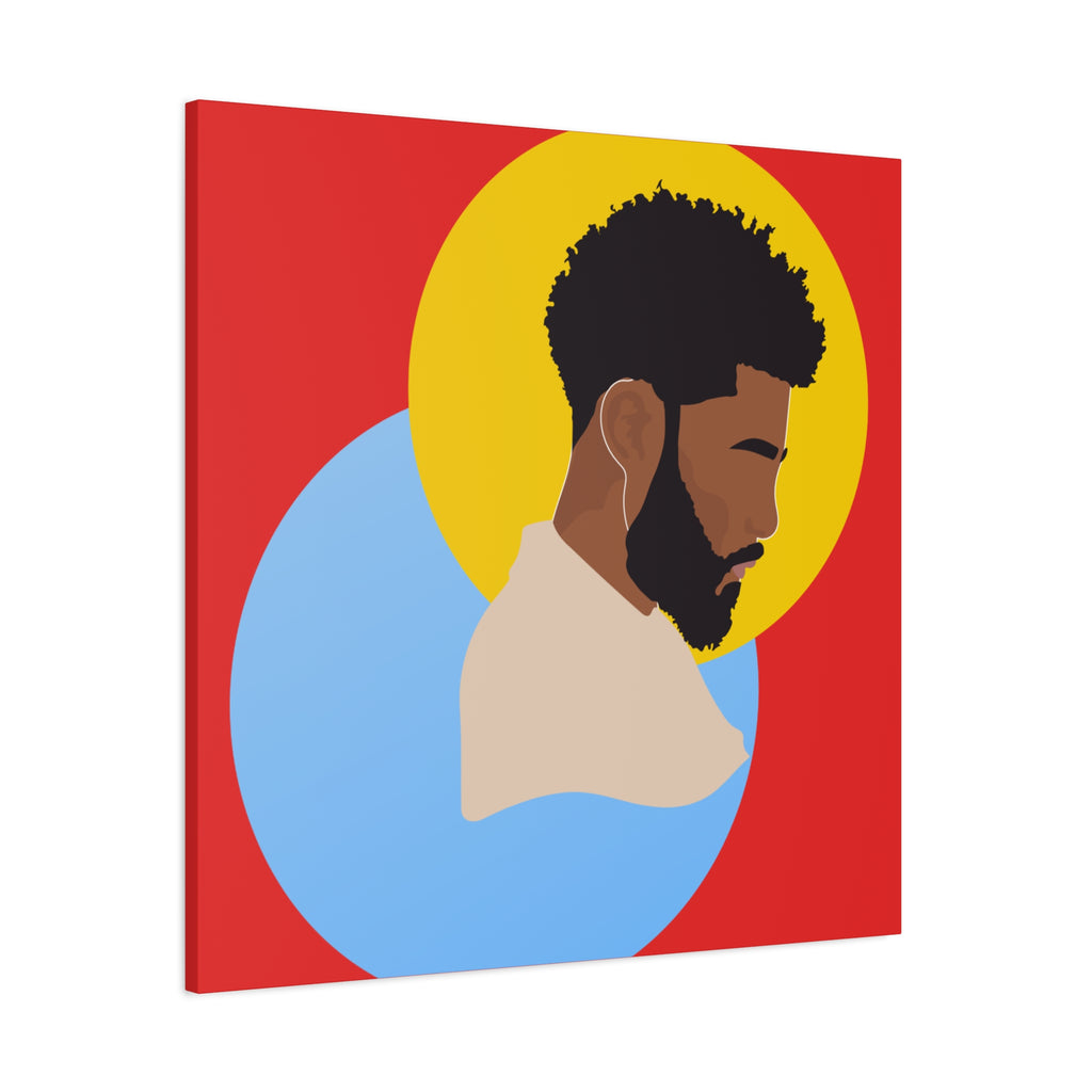 Male Silhouette — Canvas Art