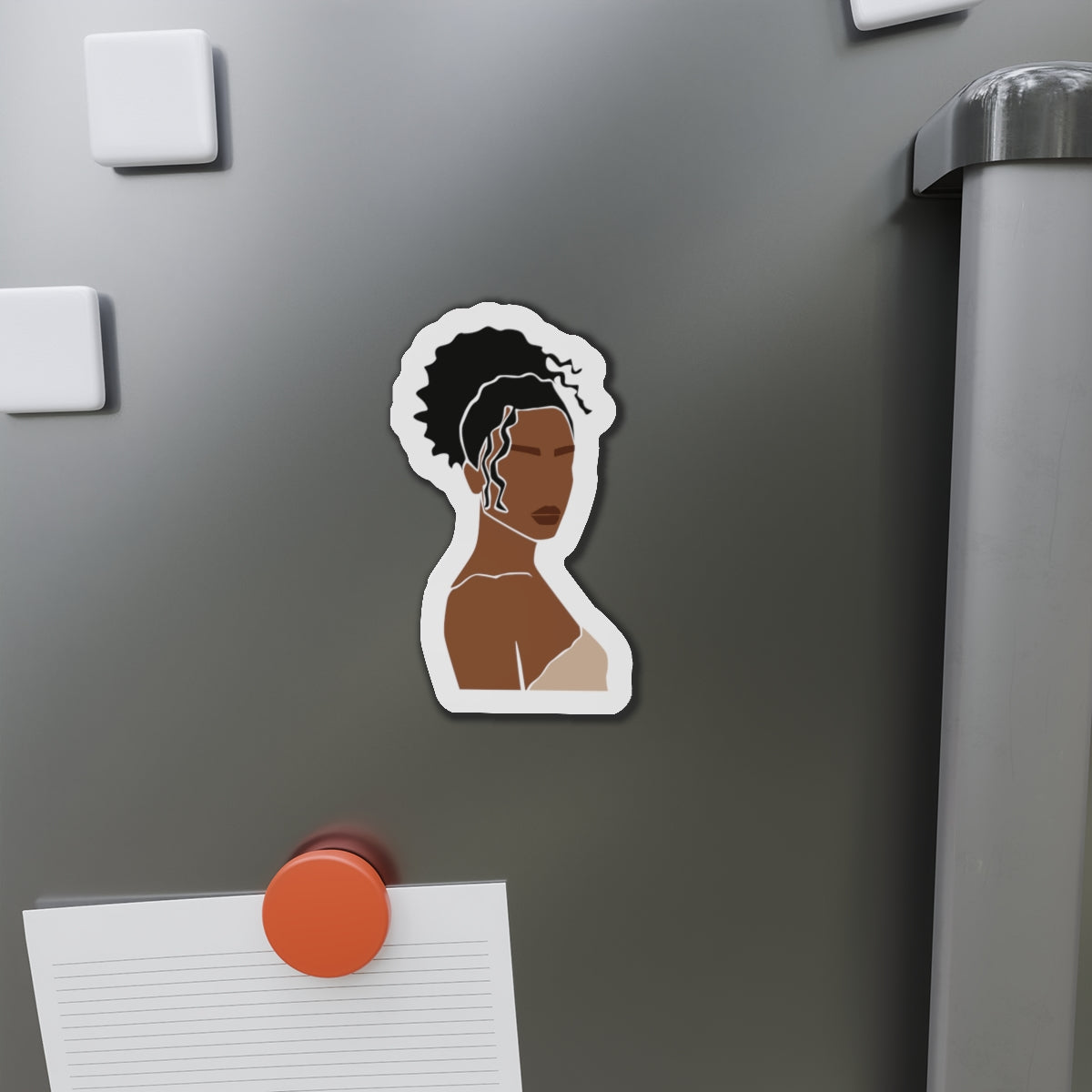 Minimal Brown Skin Woman — Magnet