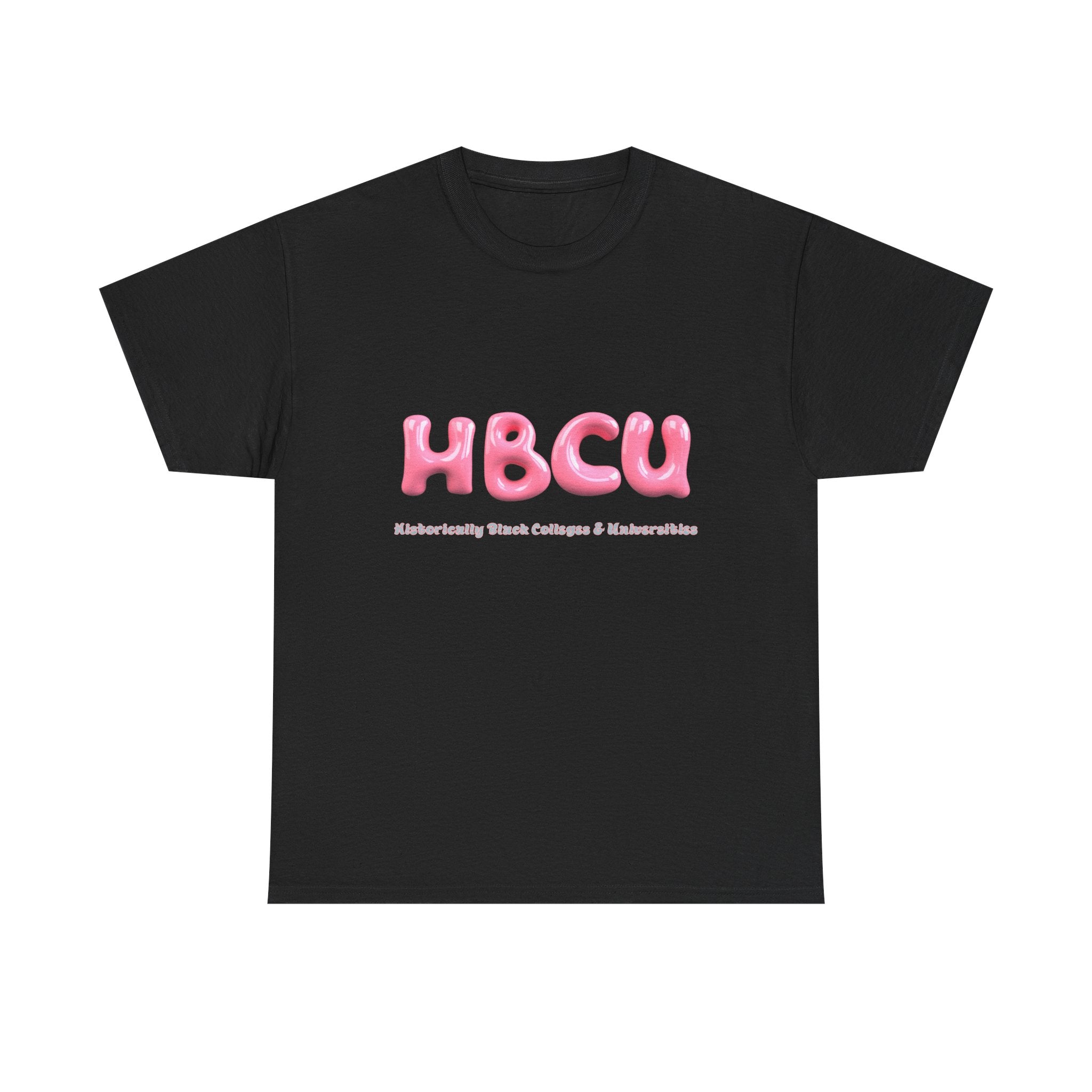 HBCU Pink Bubble Letter - Empowerment Tee Shirt