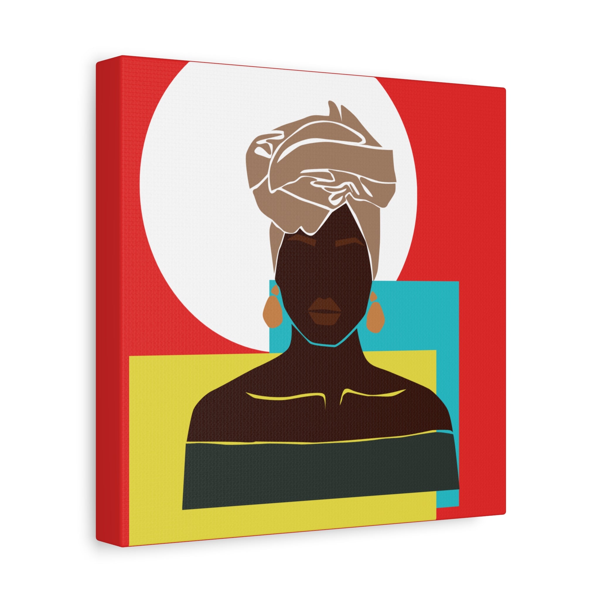 Headwrap Woman — Canvas Art