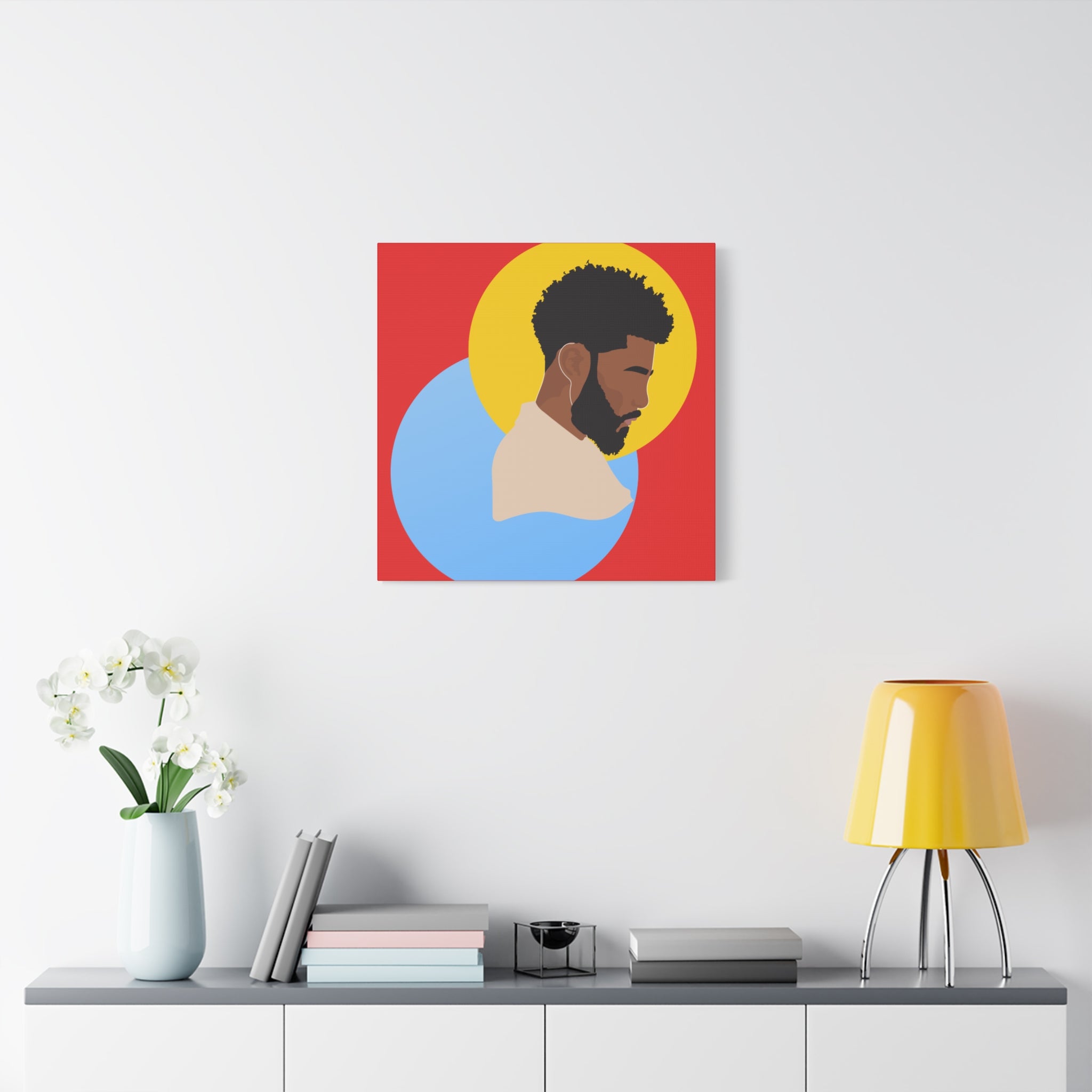 Male Silhouette — Canvas Art