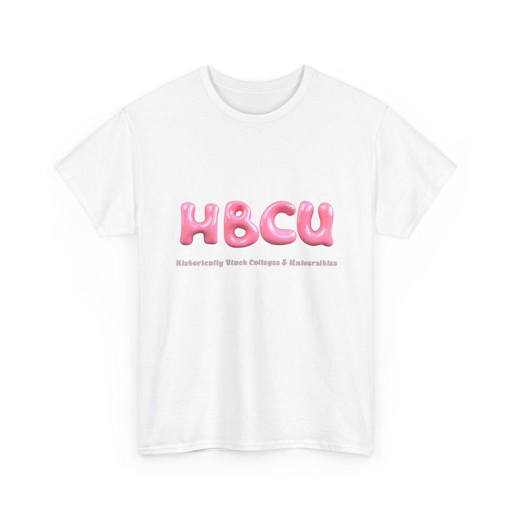 HBCU Pink Bubble Letter - Empowerment Tee Shirt