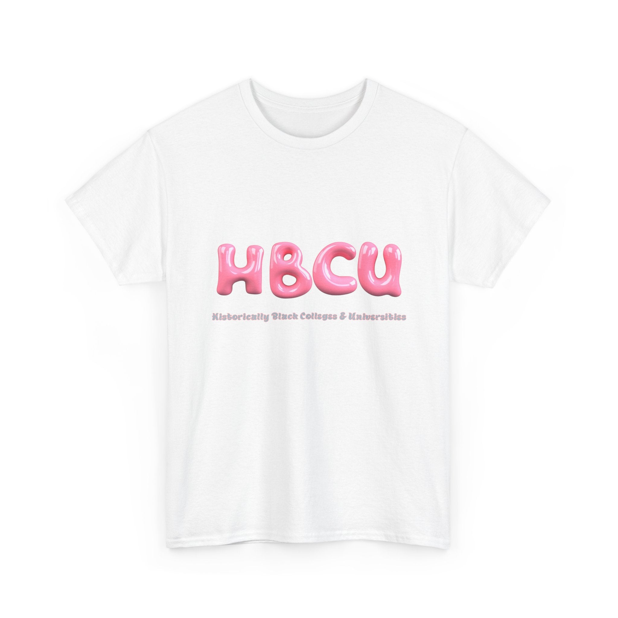 HBCU Pink Bubble Letter - Empowerment Tee Shirt
