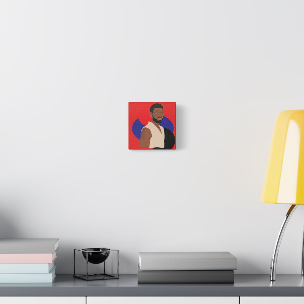 Minimalist Afro Male – Canvas Art