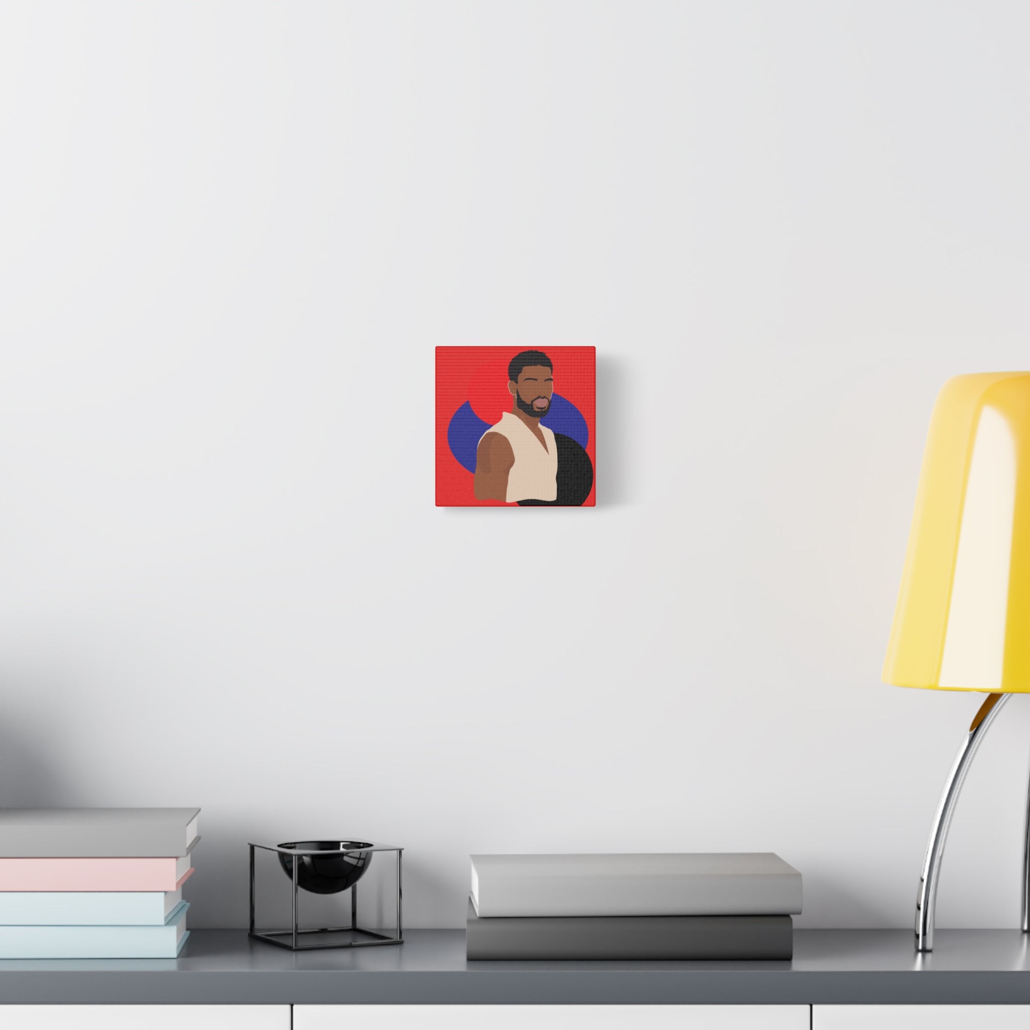 Minimalist Afro Male – Canvas Art