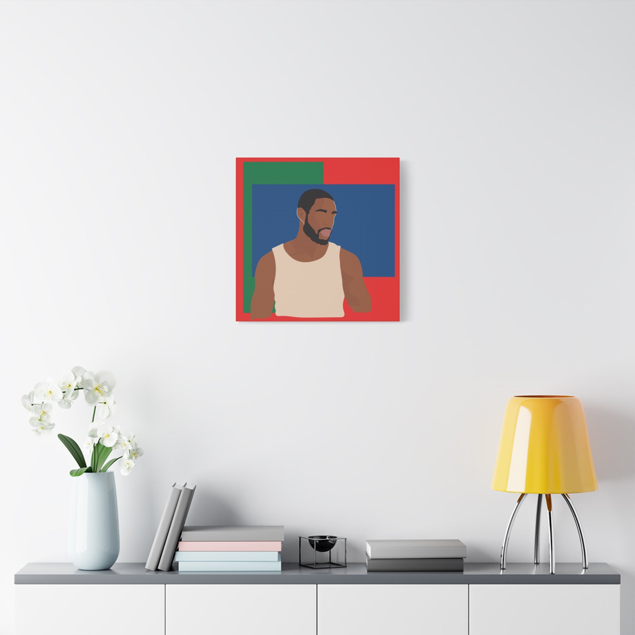 Modern Minimalist Bold Color Block -  Canvas Art