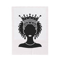 Black Crowned Afro Woman - Blanket