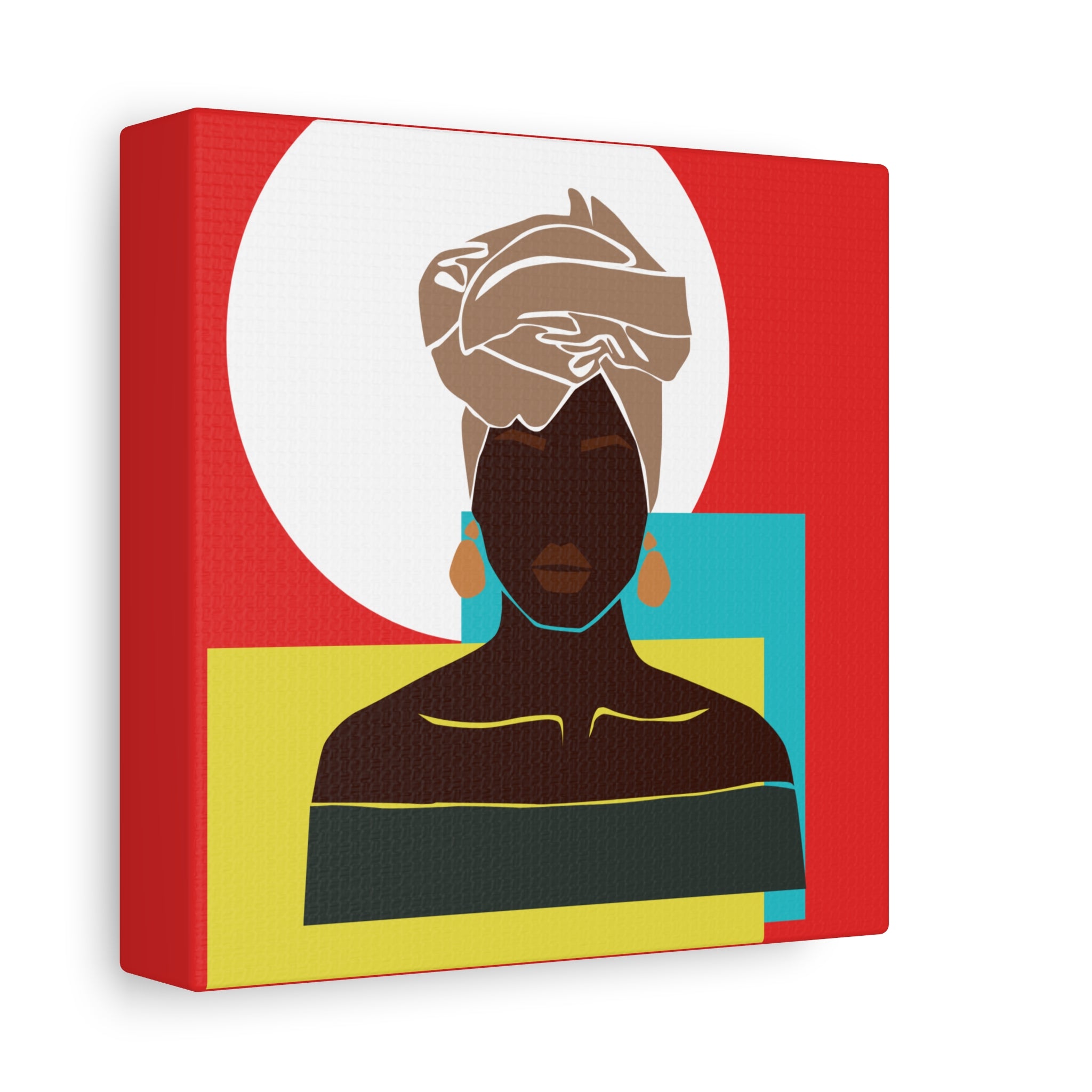 Headwrap Woman — Canvas Art