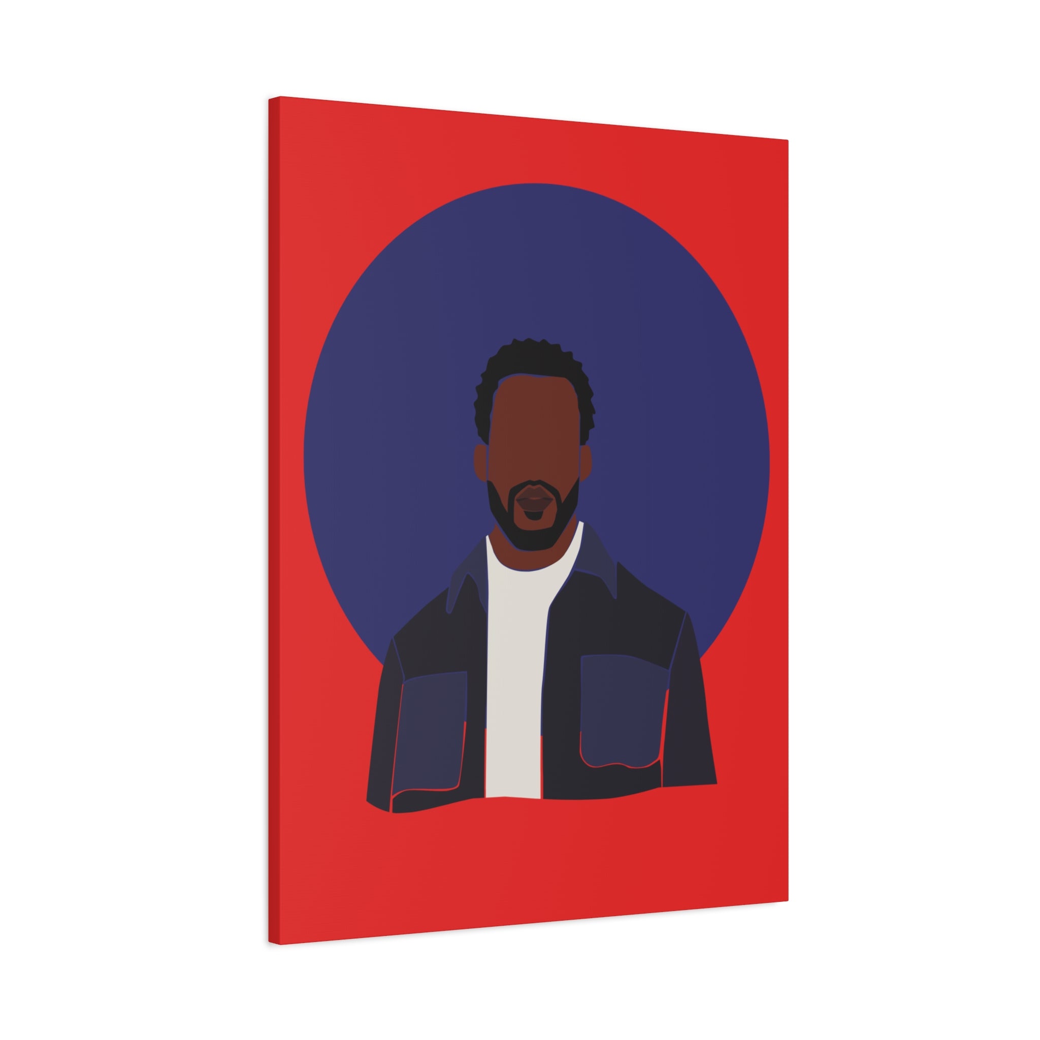 Minimalist Male Abstract — Canvas Art