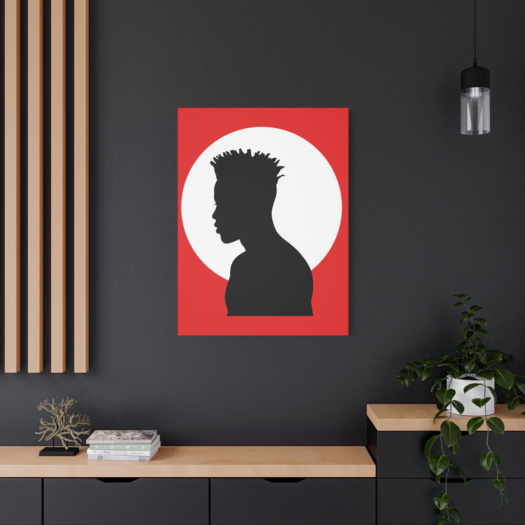Male Silhouette — Canvas Art