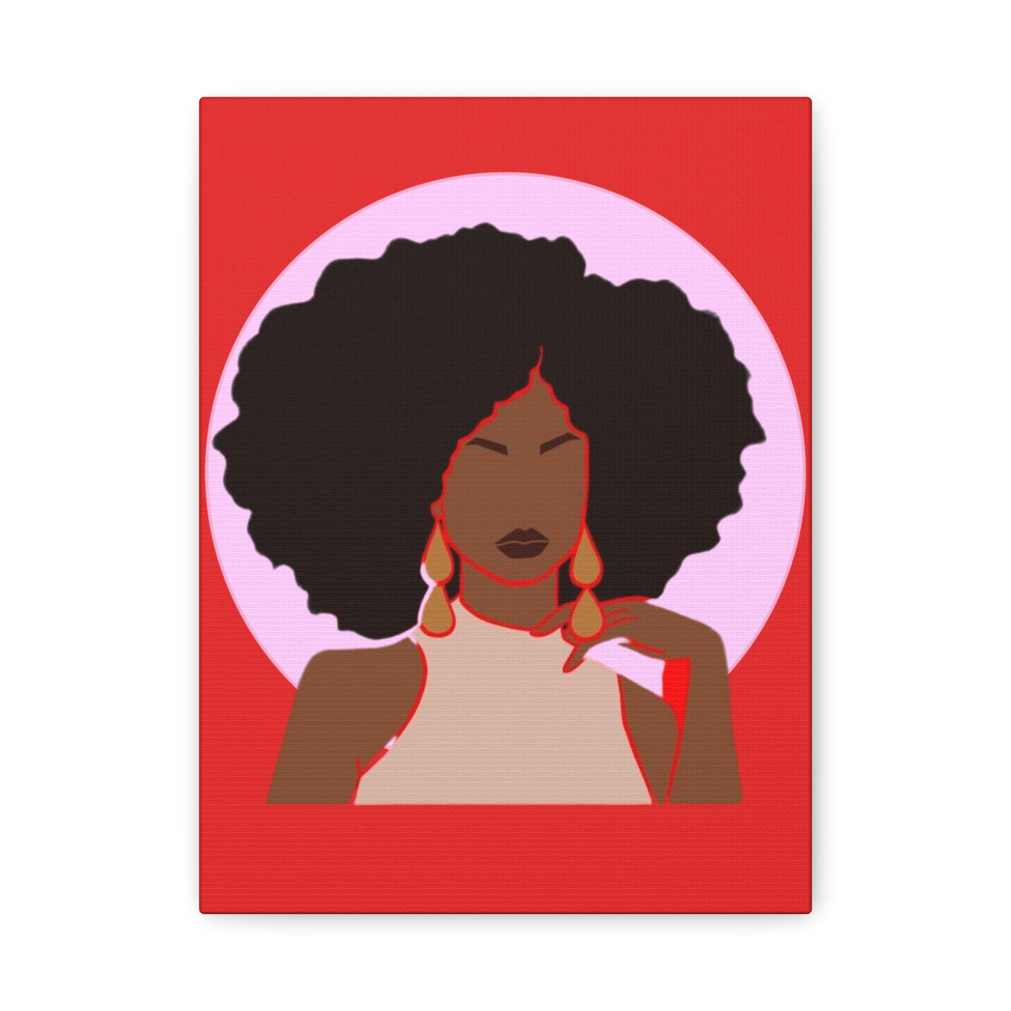 Afro Woman — Art Canvas