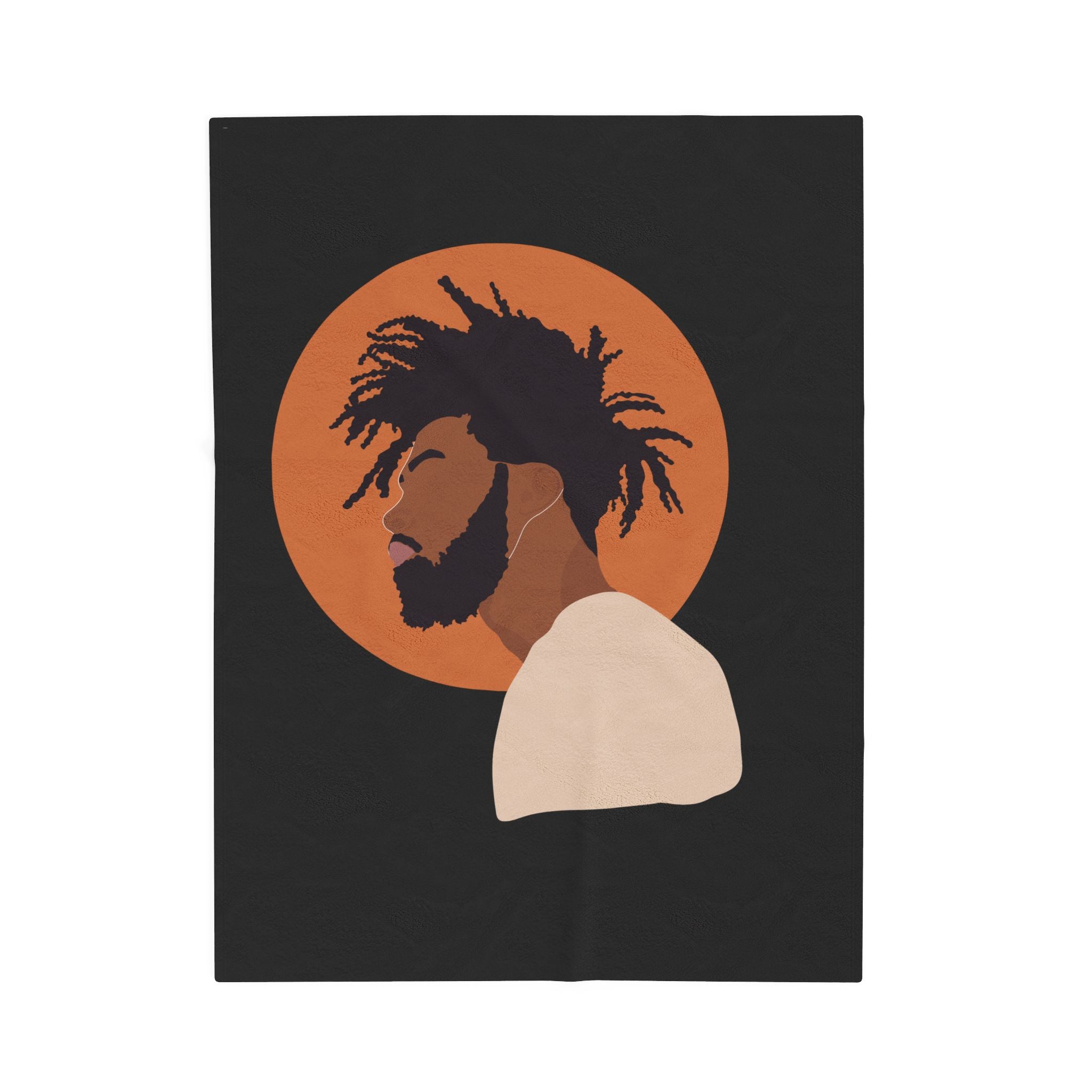 Black Man Silhouette – Blanket