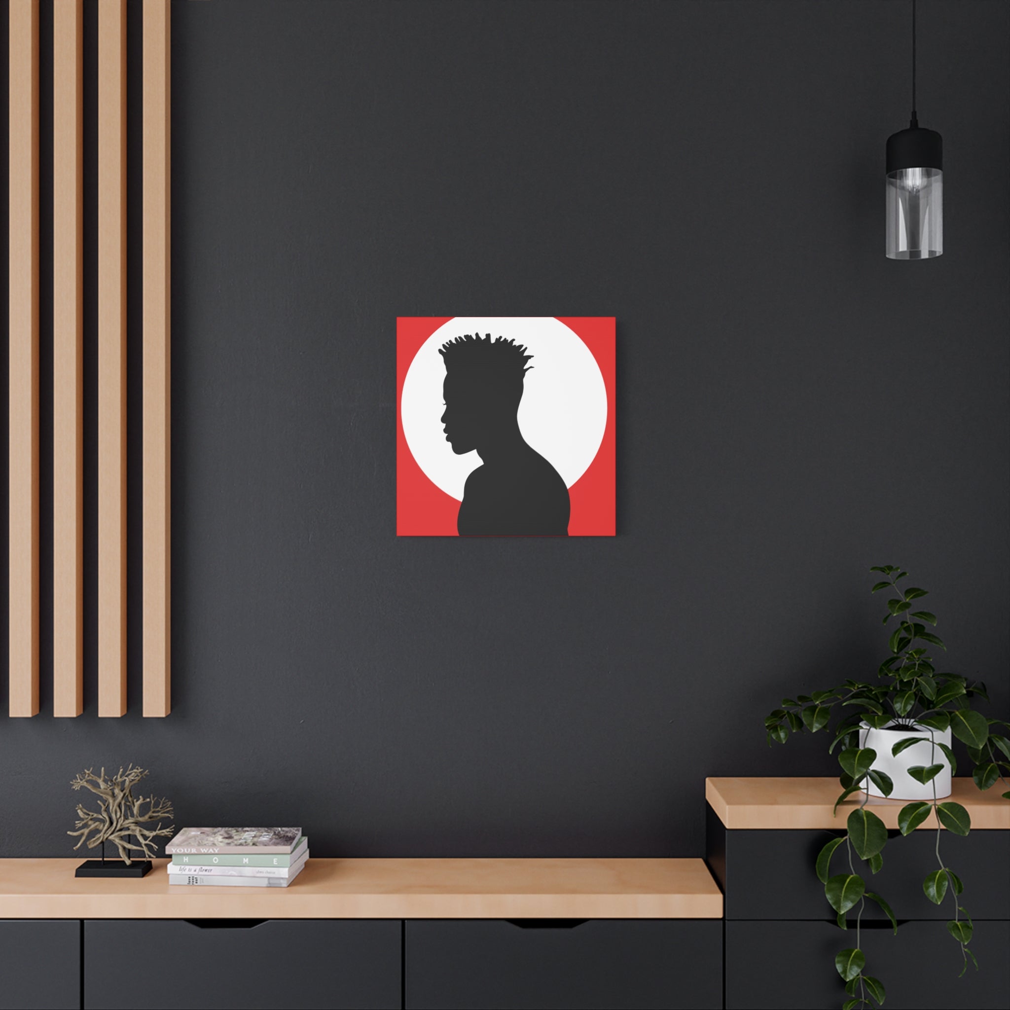 Male Silhouette — Canvas Art
