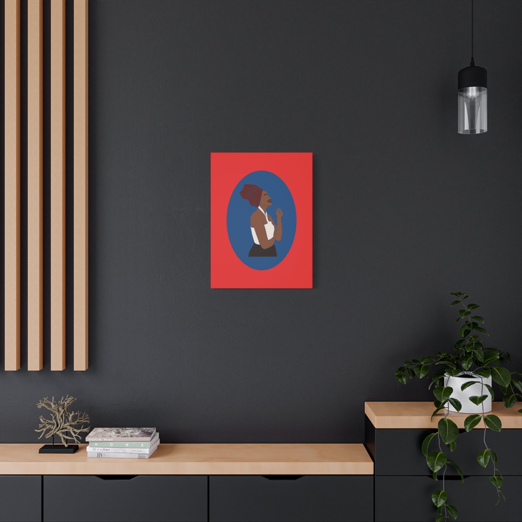 Joyful Woman — Canvas Art