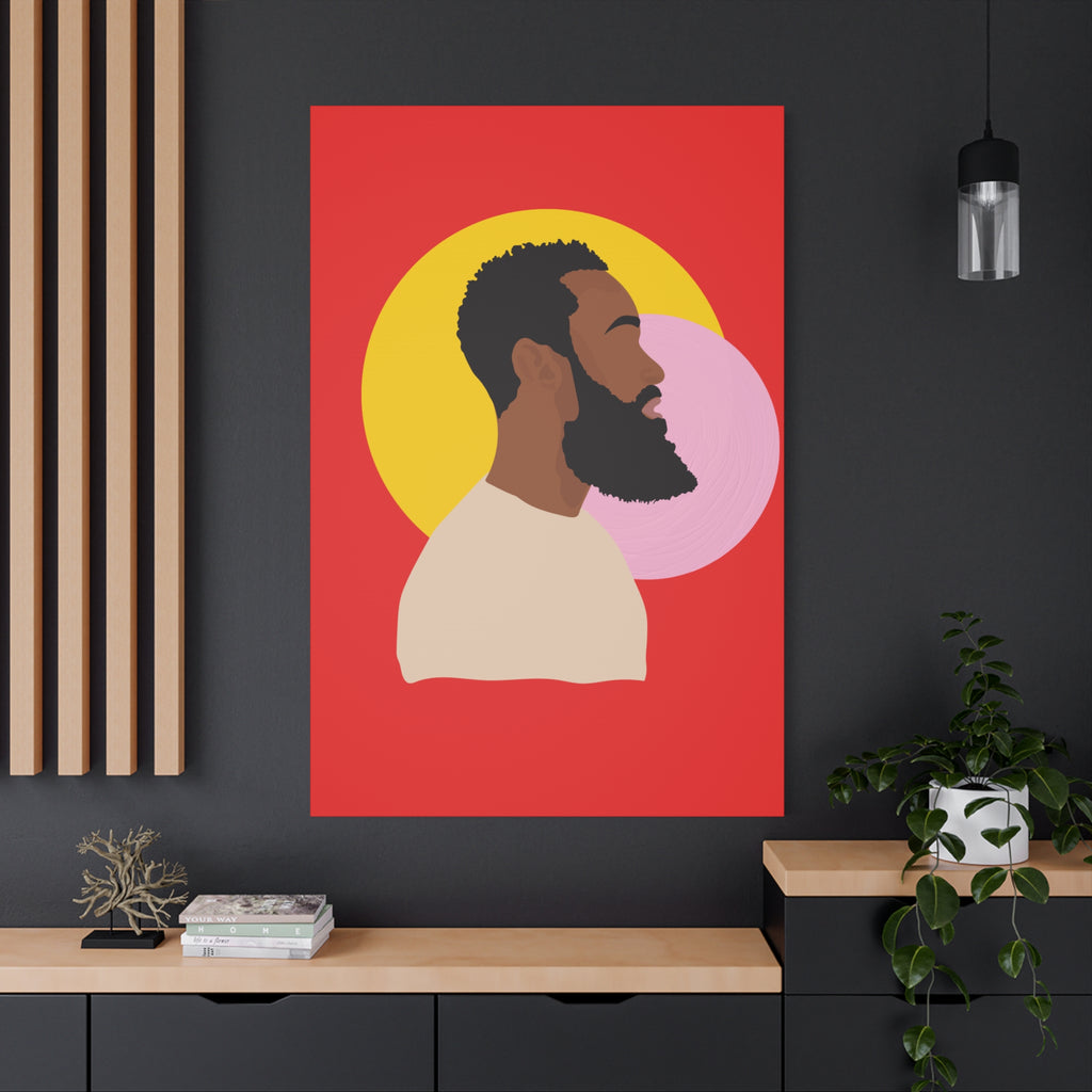 Bearded Man - Canvas Art