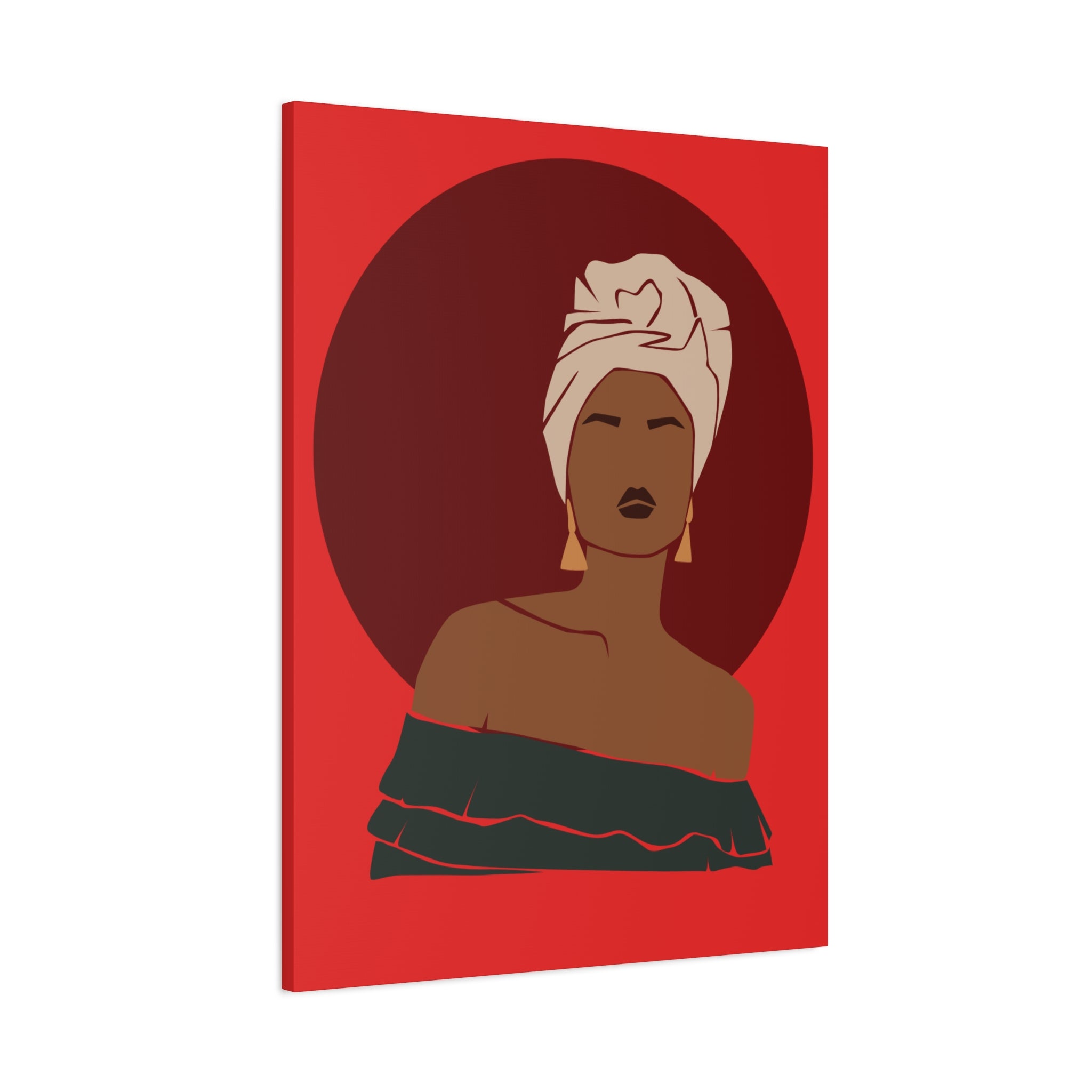 Afrocentric Woman - Canvas Art