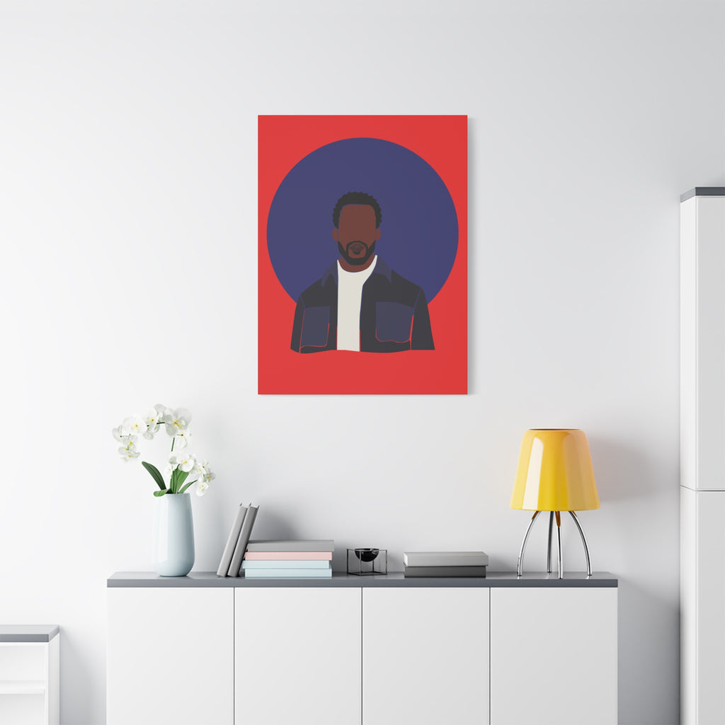Minimalist Male Abstract — Canvas Art