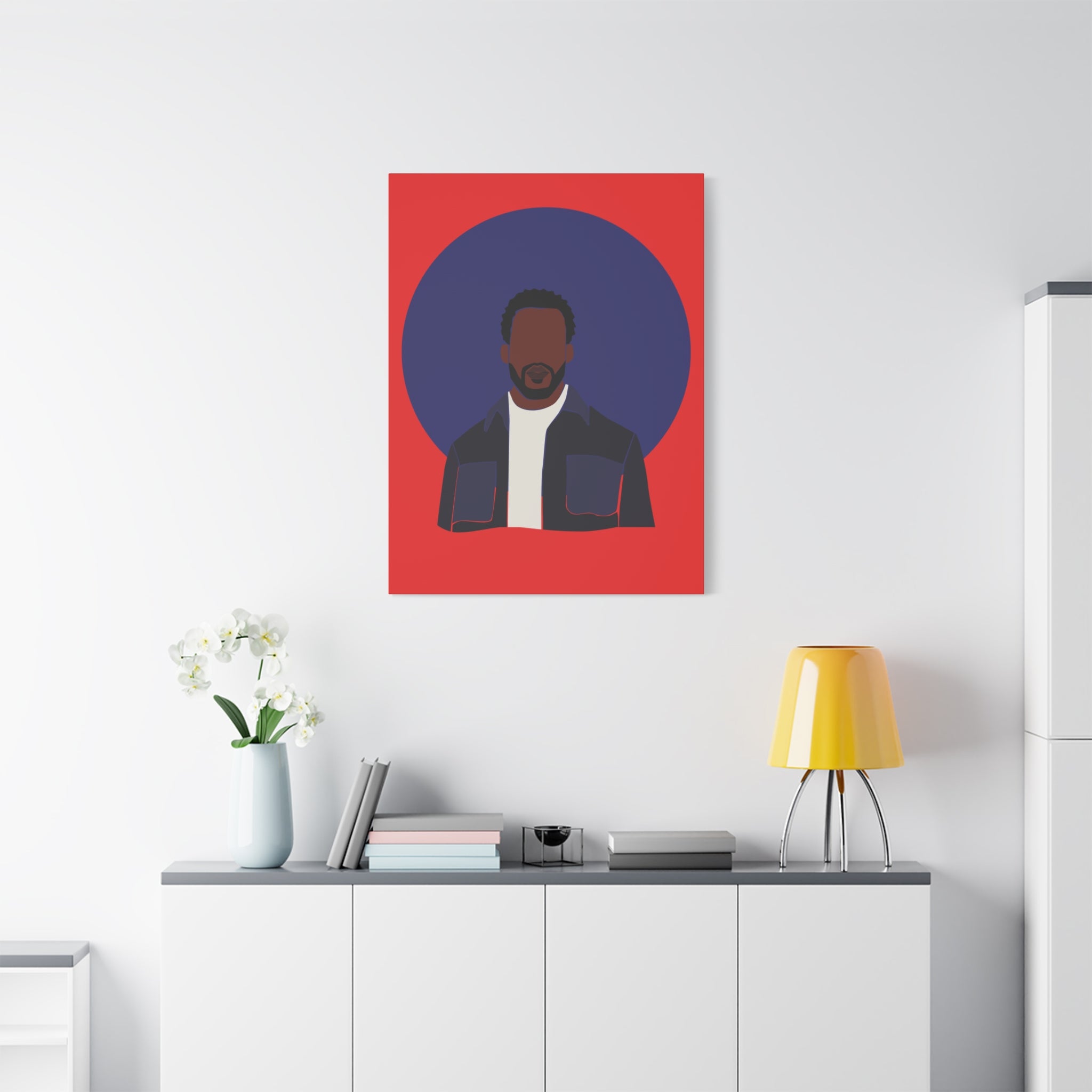 Minimalist Male Abstract — Canvas Art