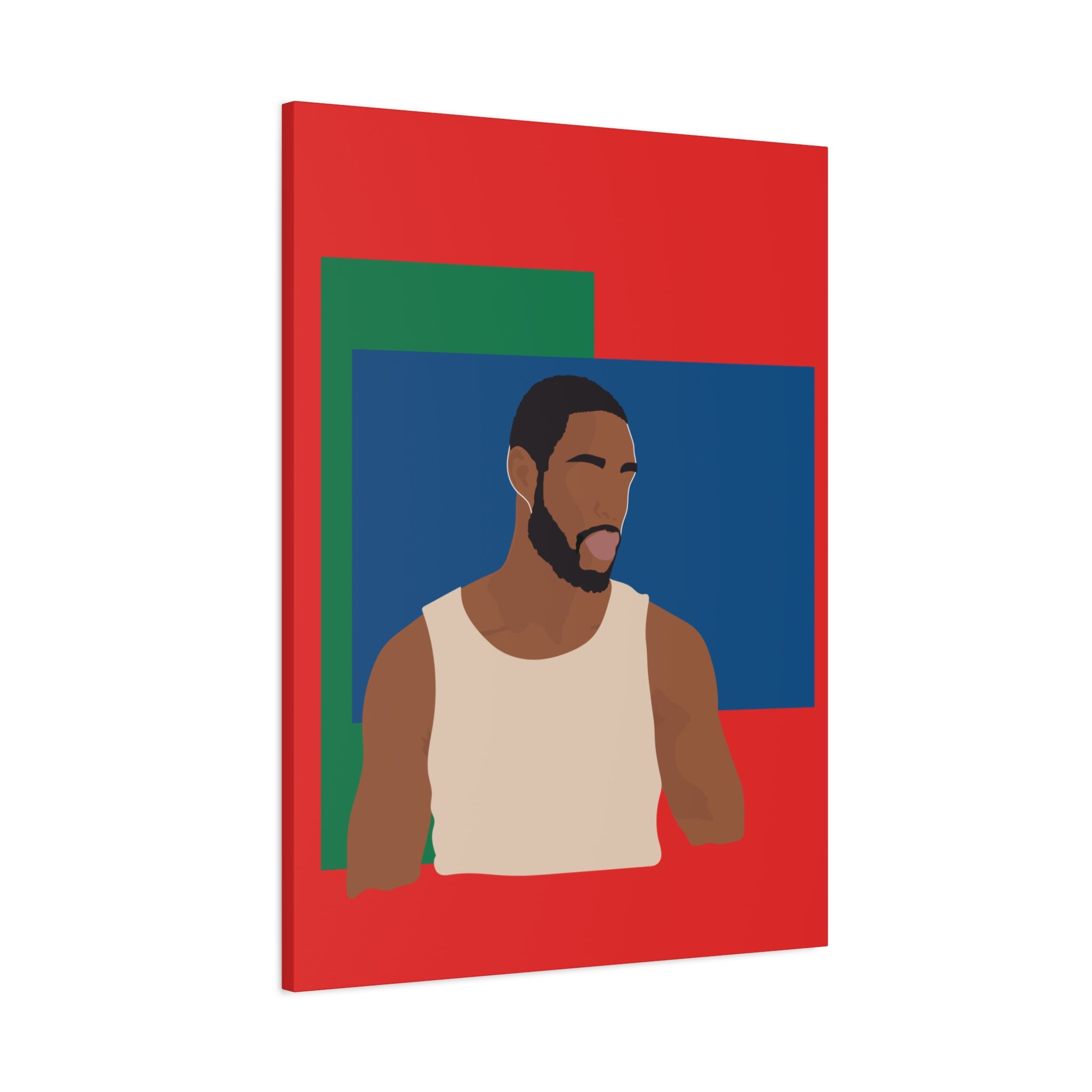 Modern Minimalist Bold Color Block -  Canvas Art