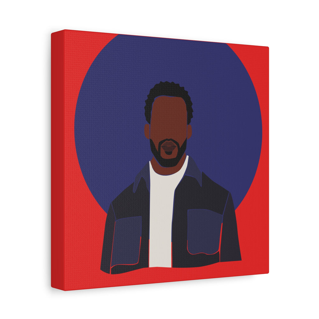 Minimalist Male Abstract — Canvas Art