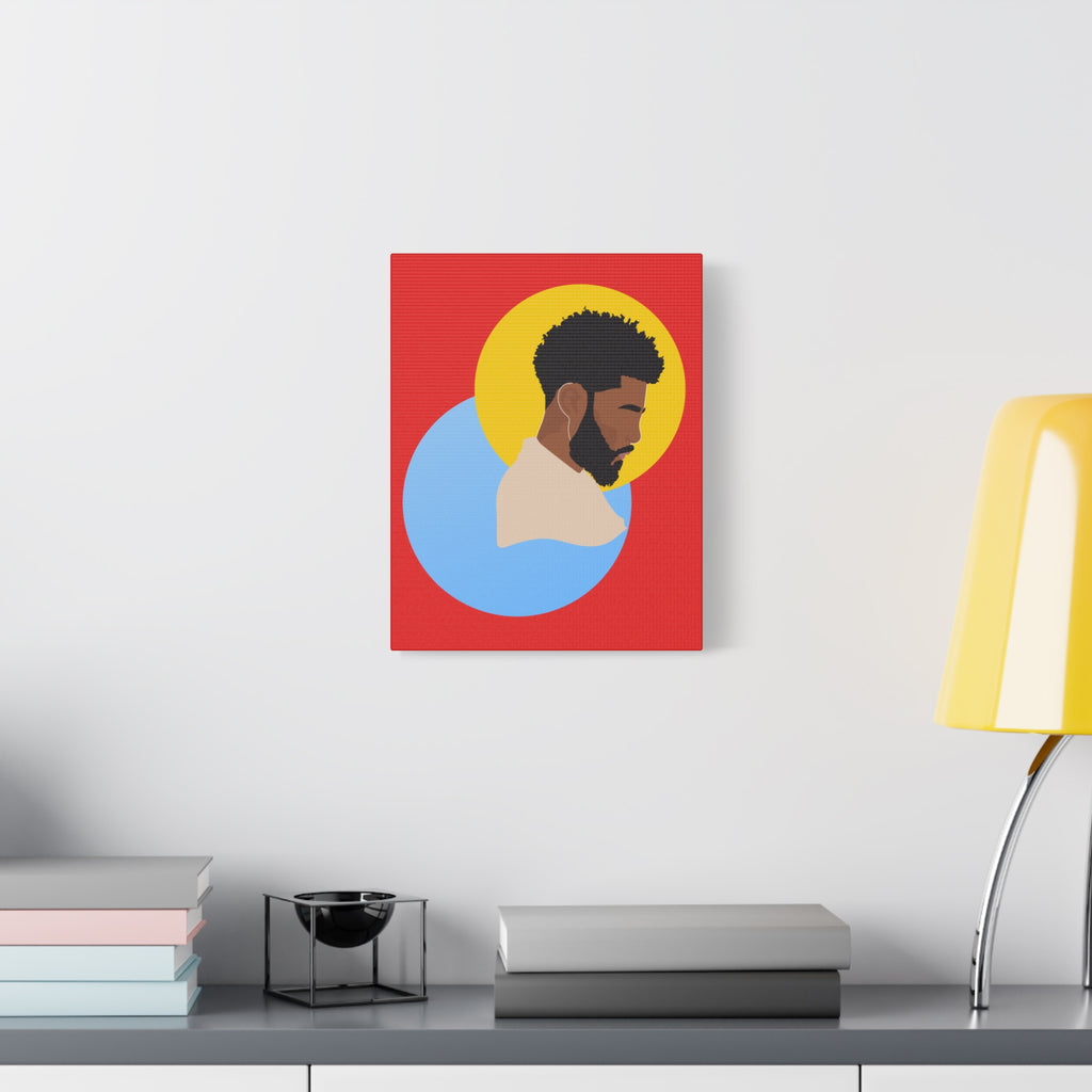 Male Silhouette — Canvas Art