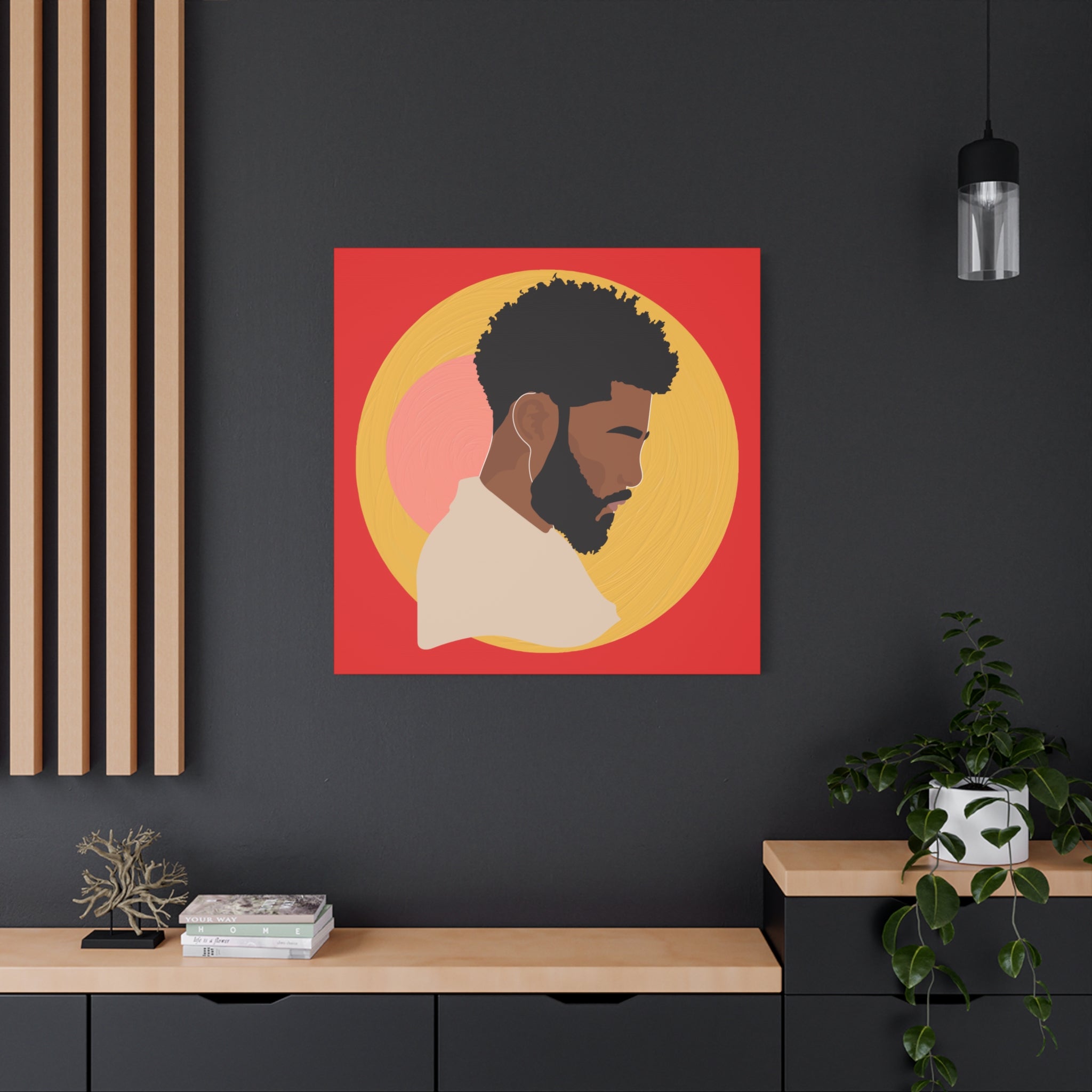 Afrocentric Male — Canvas Art