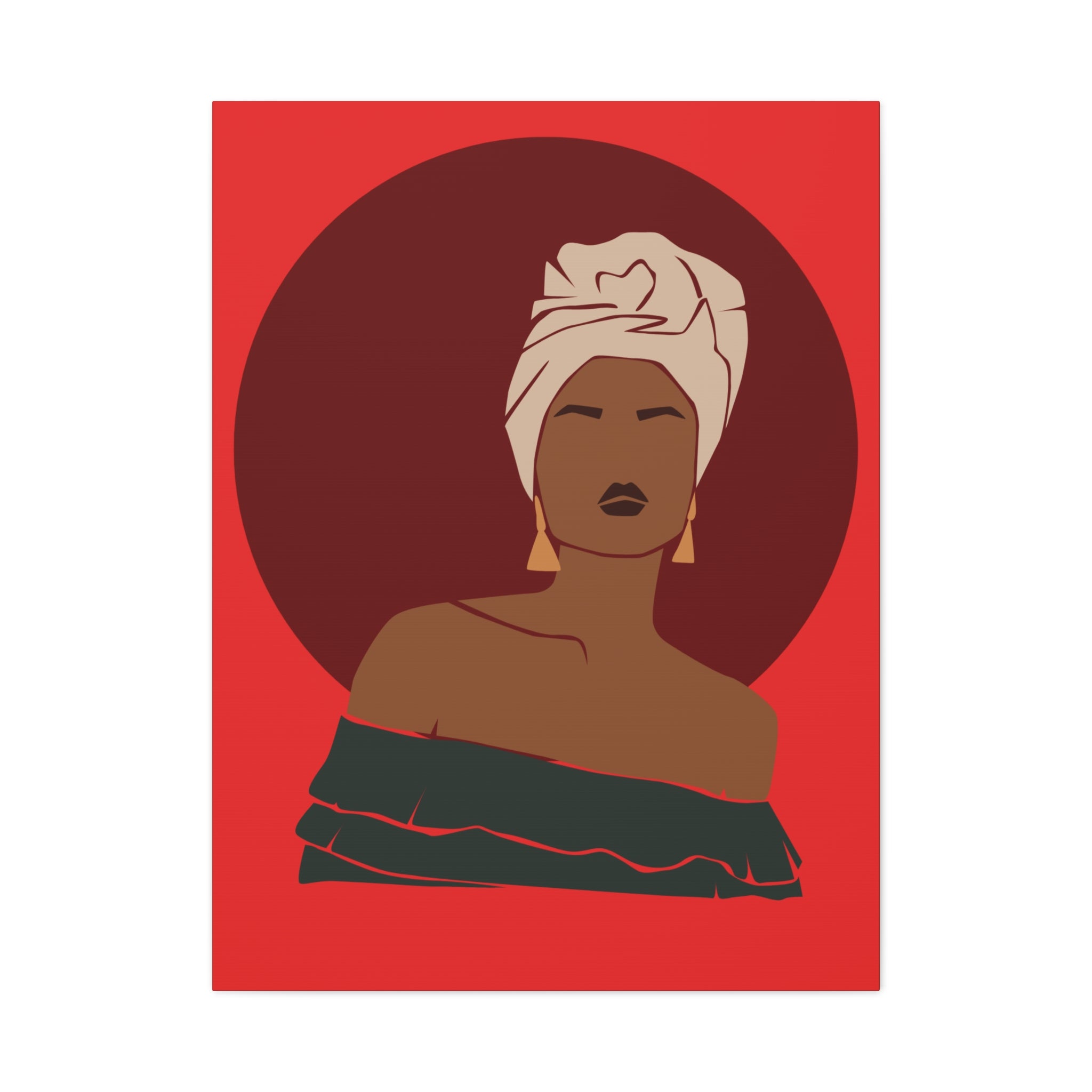 Afrocentric Woman - Canvas Art