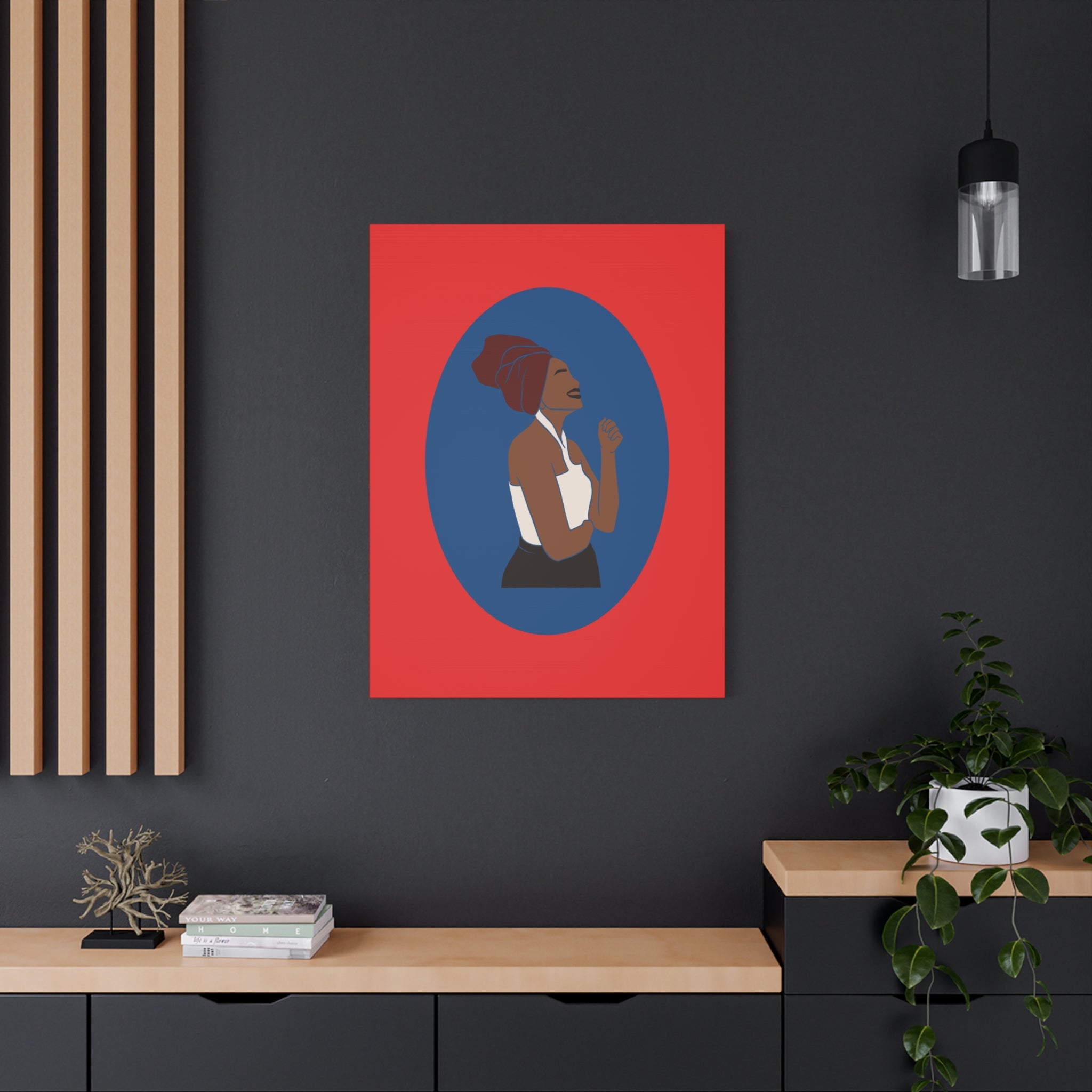Joyful Woman — Canvas Art