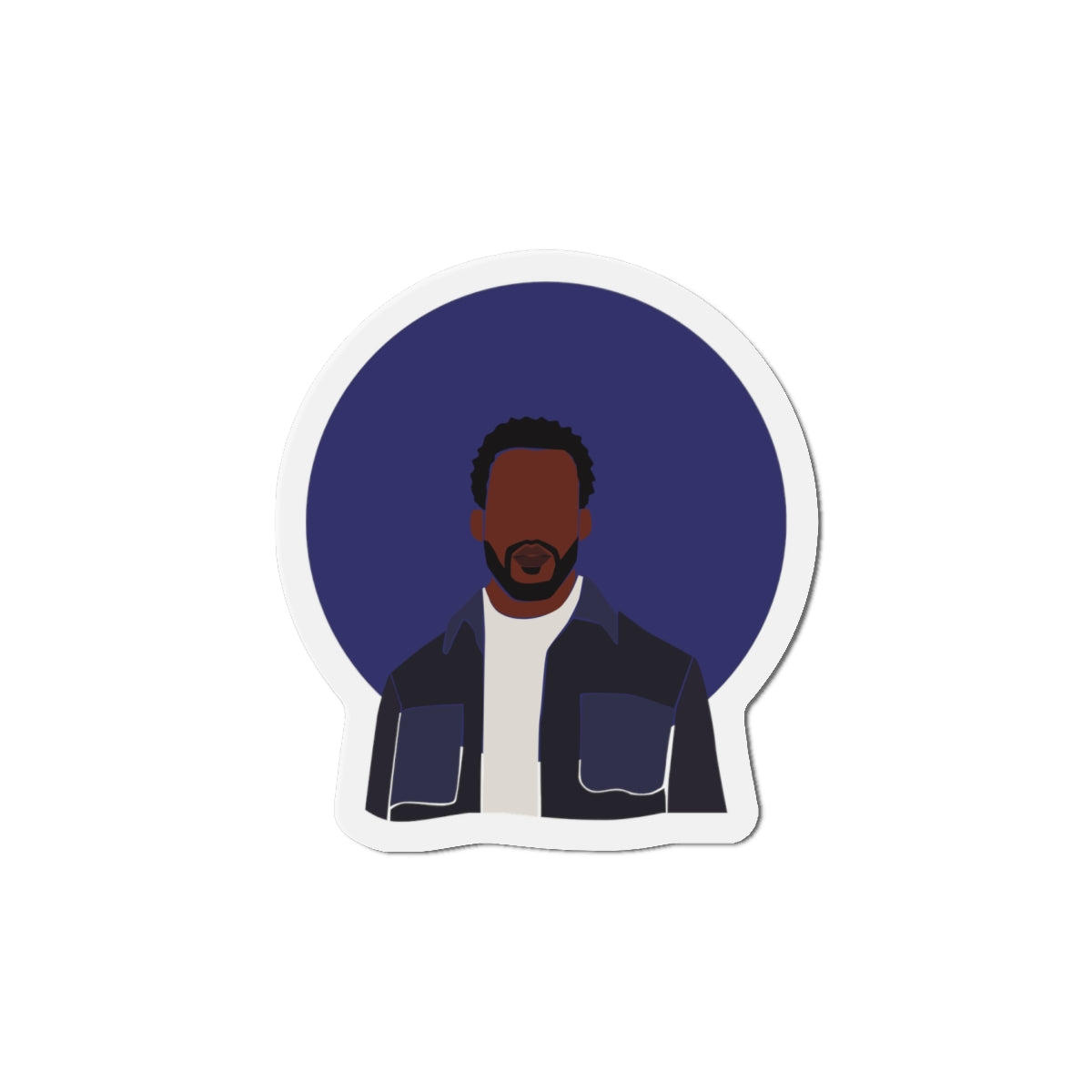 Afrocentric Male — Magnet