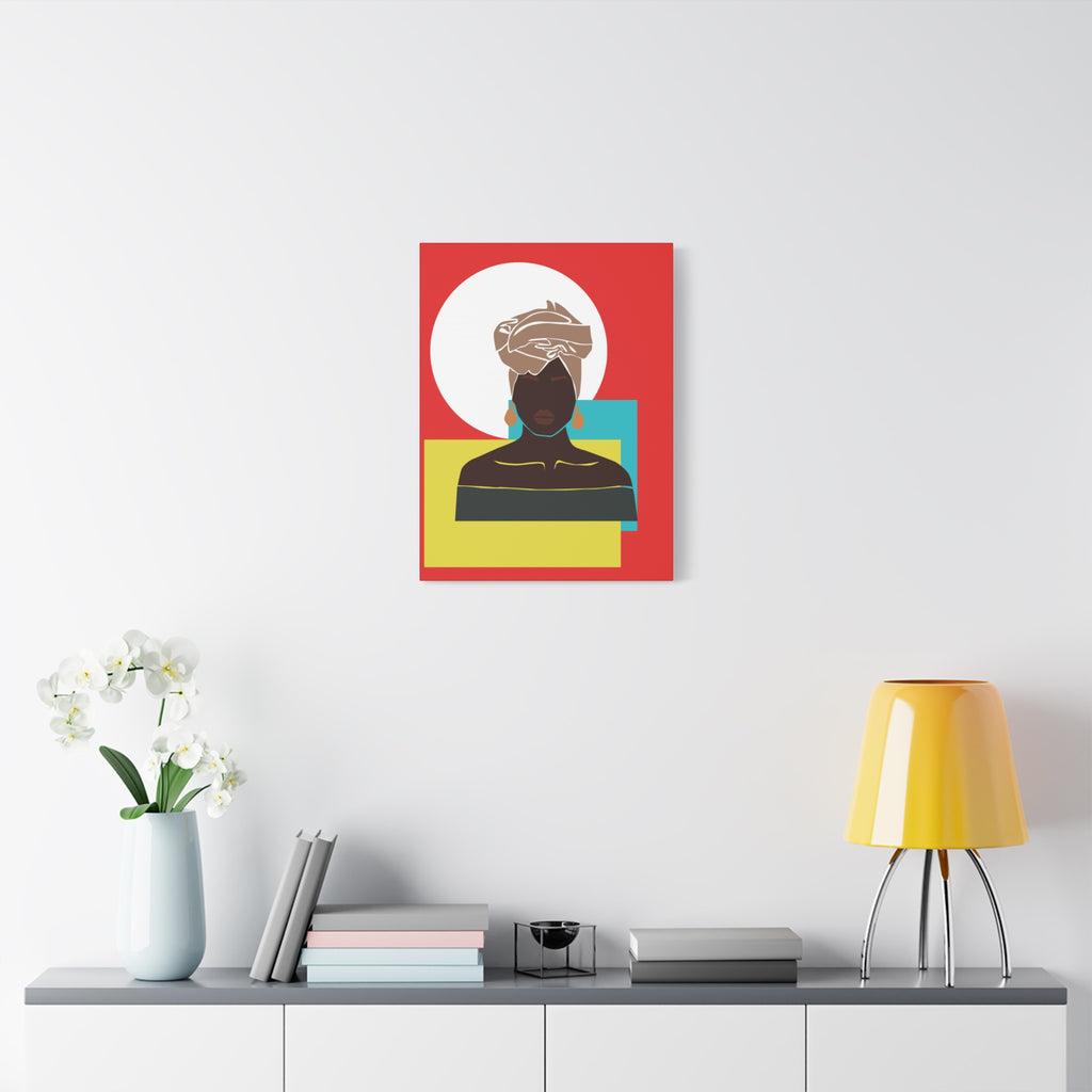Headwrap Woman — Canvas Art