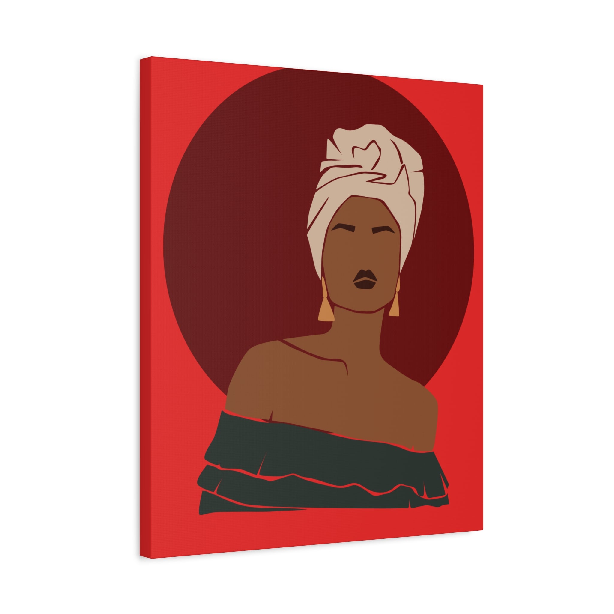 Afrocentric Woman - Canvas Art