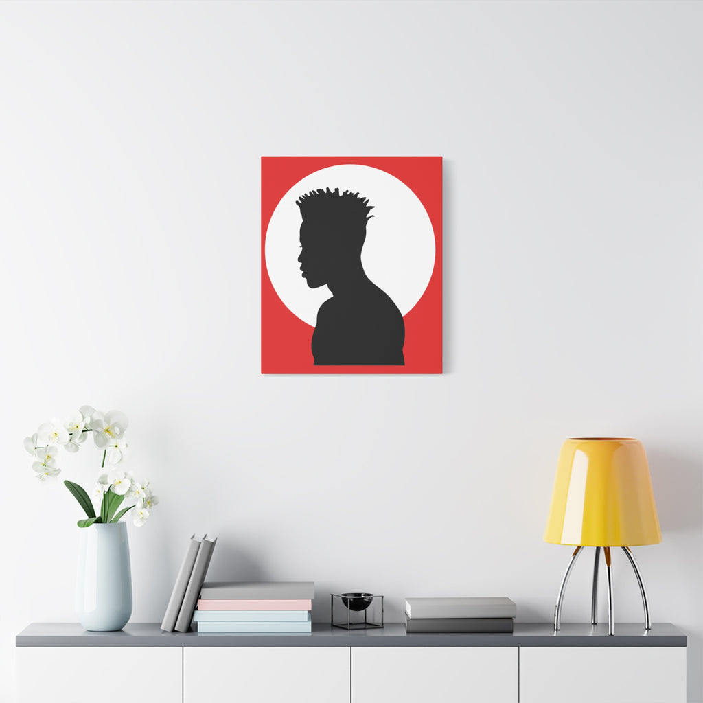 Male Silhouette — Canvas Art