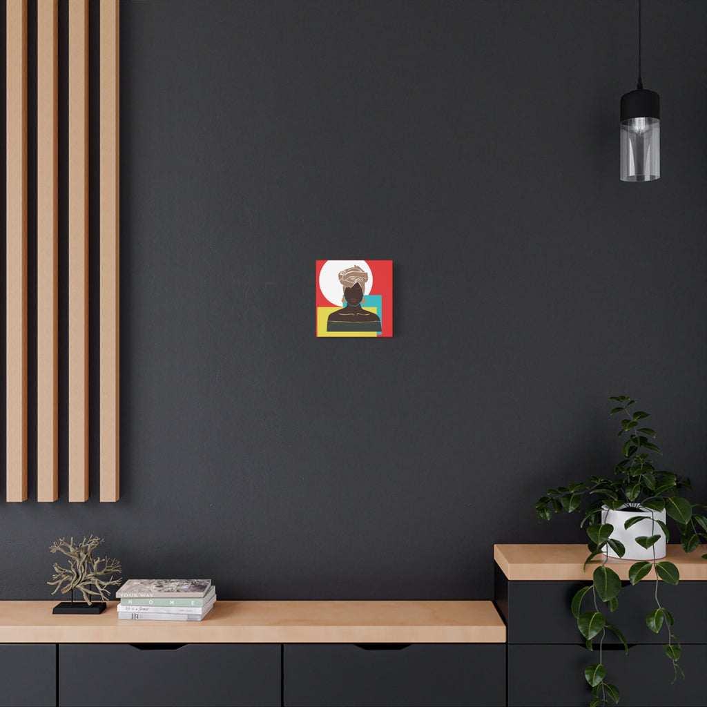 Headwrap Woman — Canvas Art