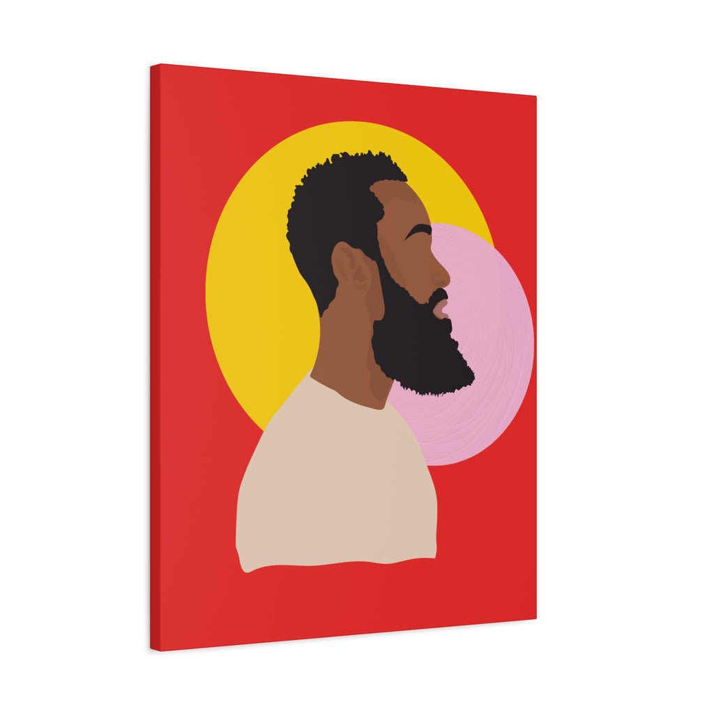 Bearded Man - Canvas Art