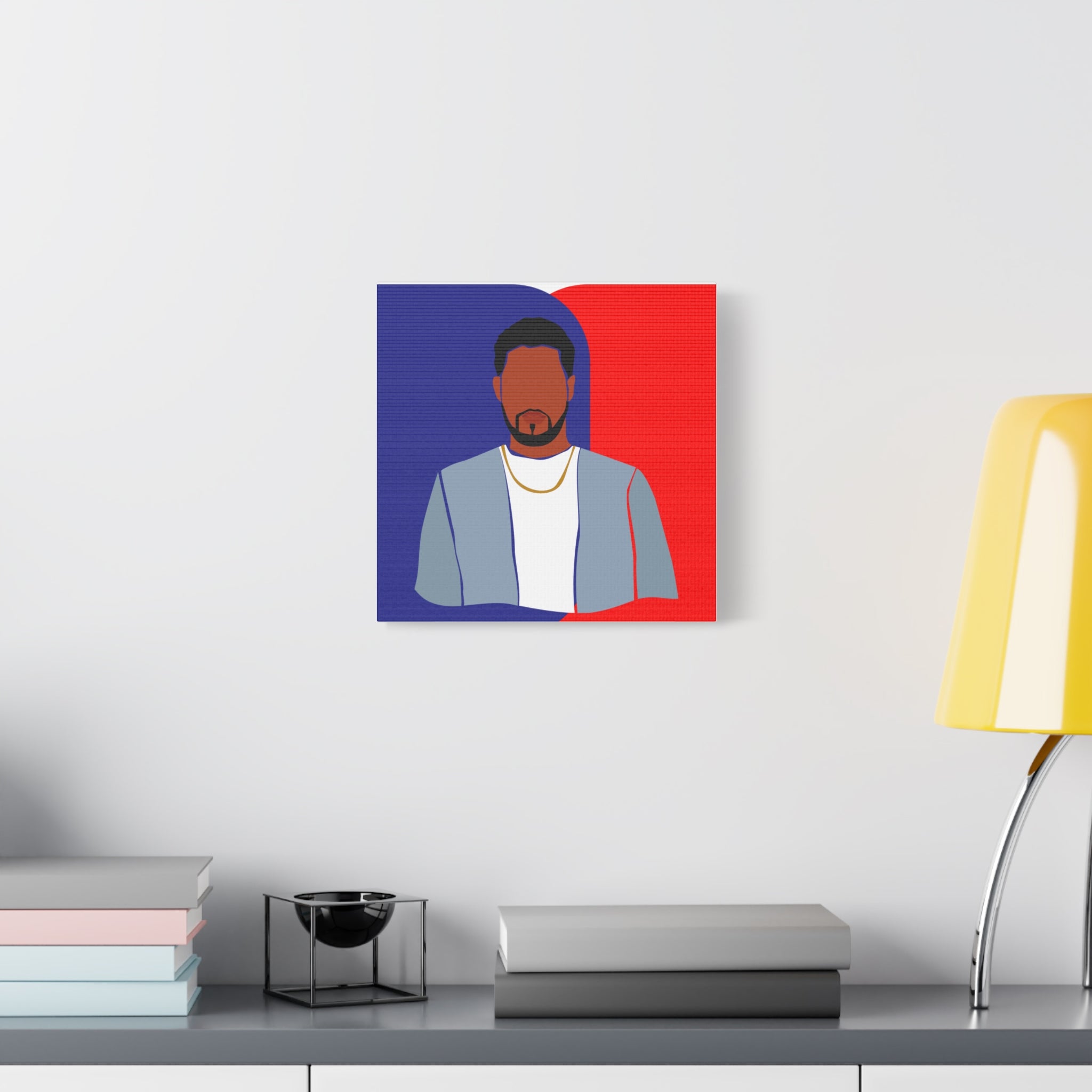 Abstract Male Figure - Canvas Art