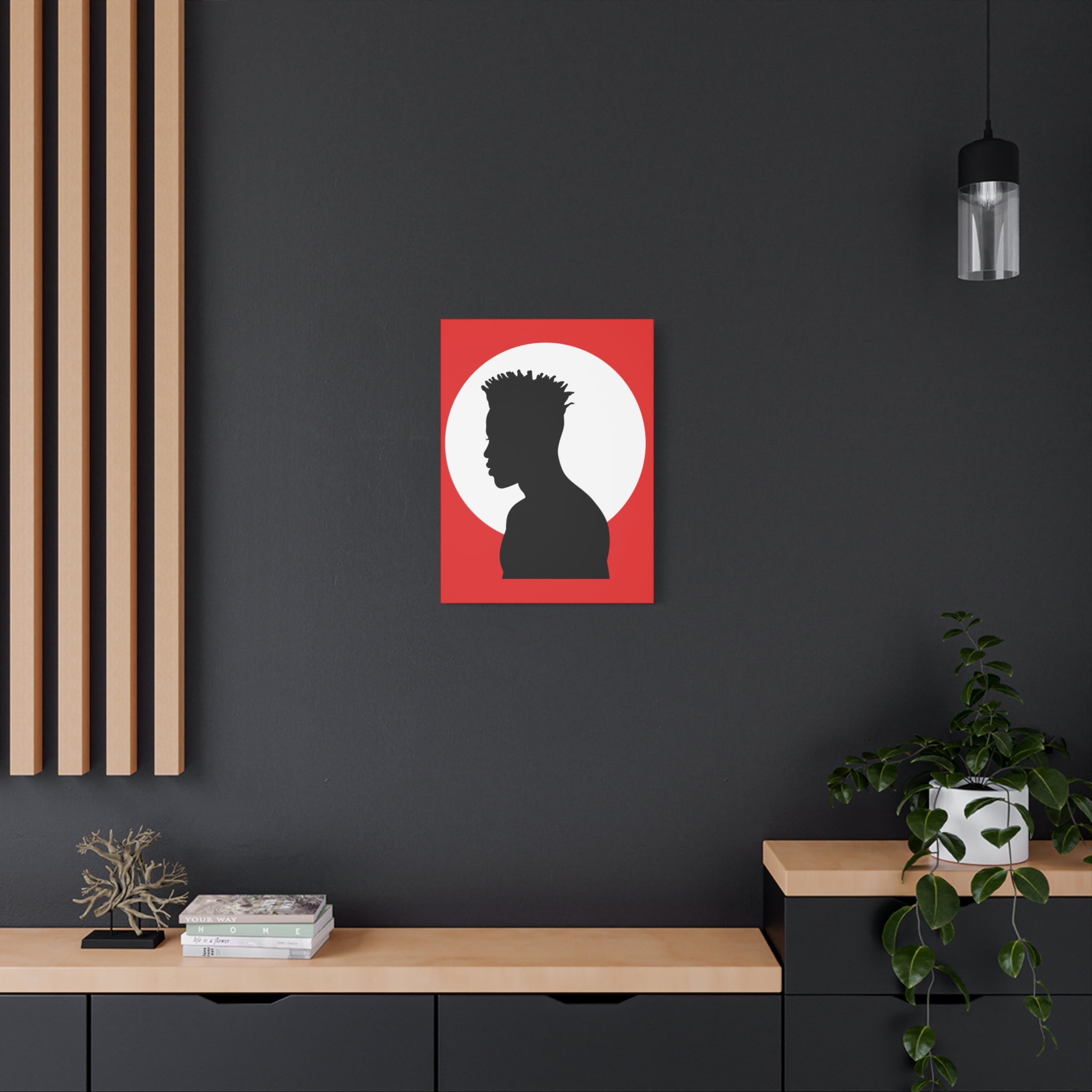 Male Silhouette — Canvas Art
