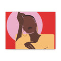 Abstract Afrocentric Portrait - Canvas Art