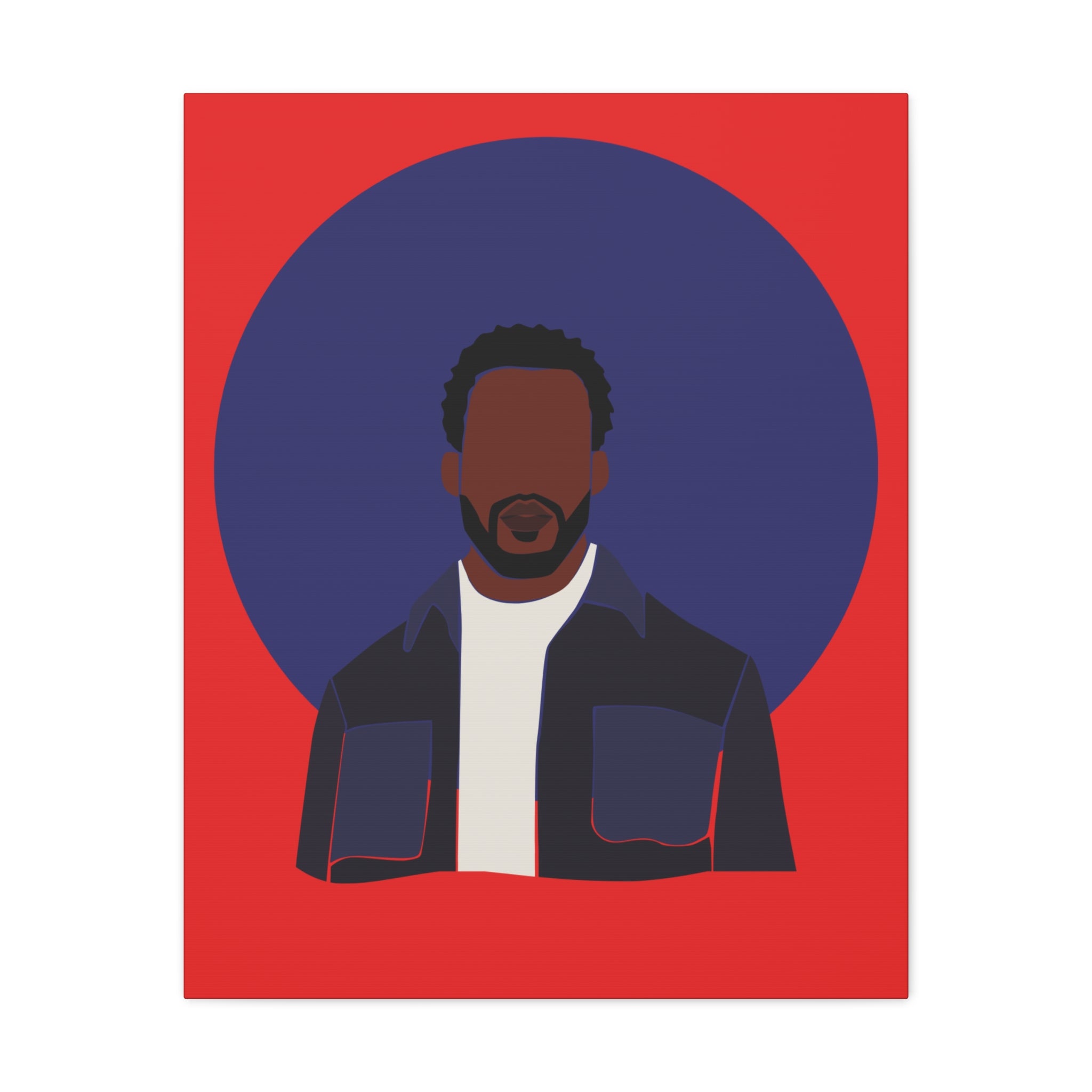 Minimalist Male Abstract — Canvas Art