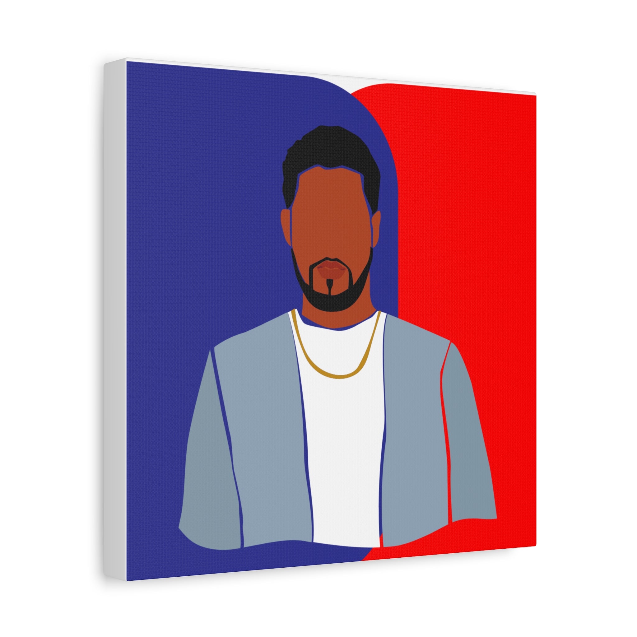 Abstract Male Figure - Canvas Art