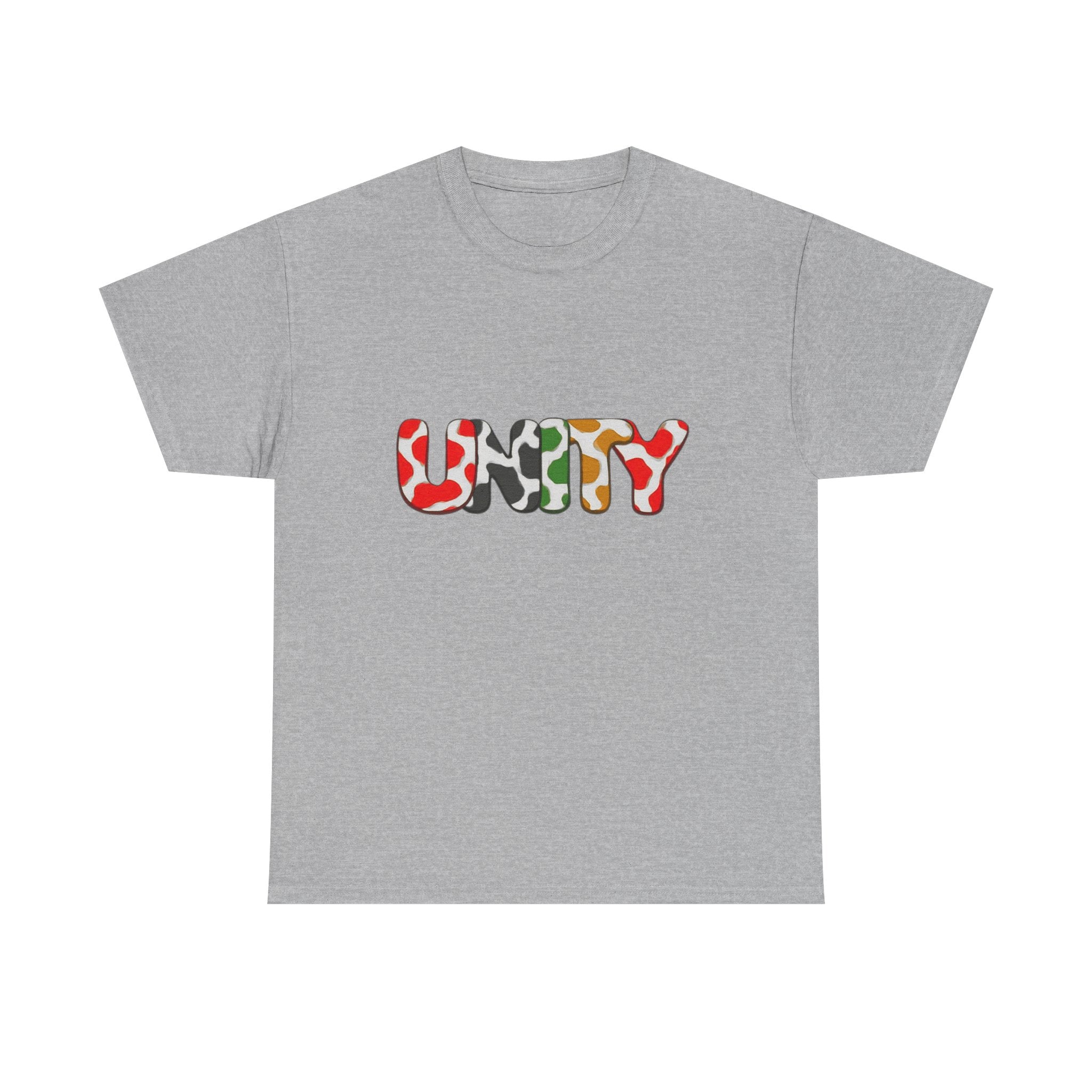 Unity  Colorful Camouflage –Empowerment Tee Shirt
