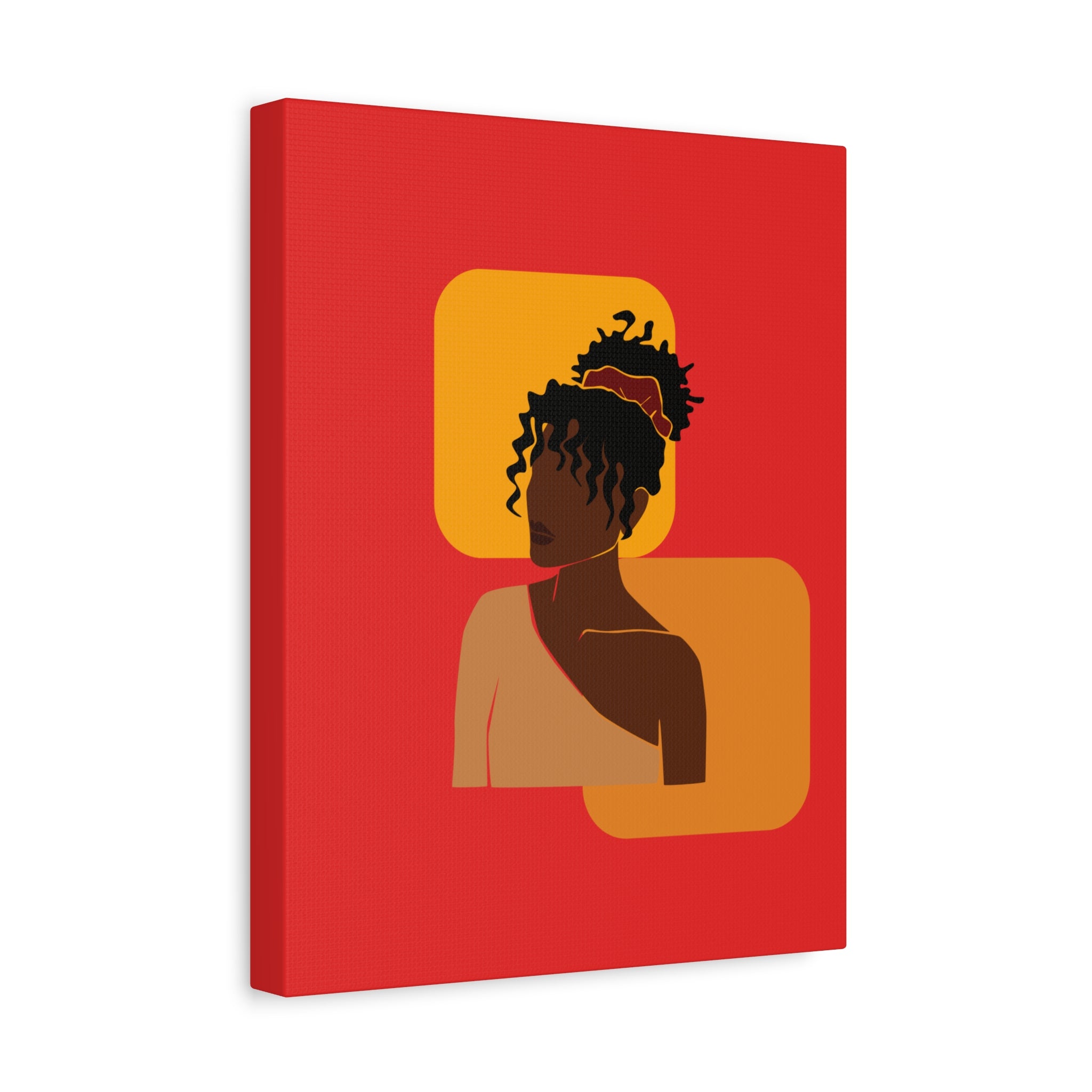 Afrocentric Black Woman - Canvas Art