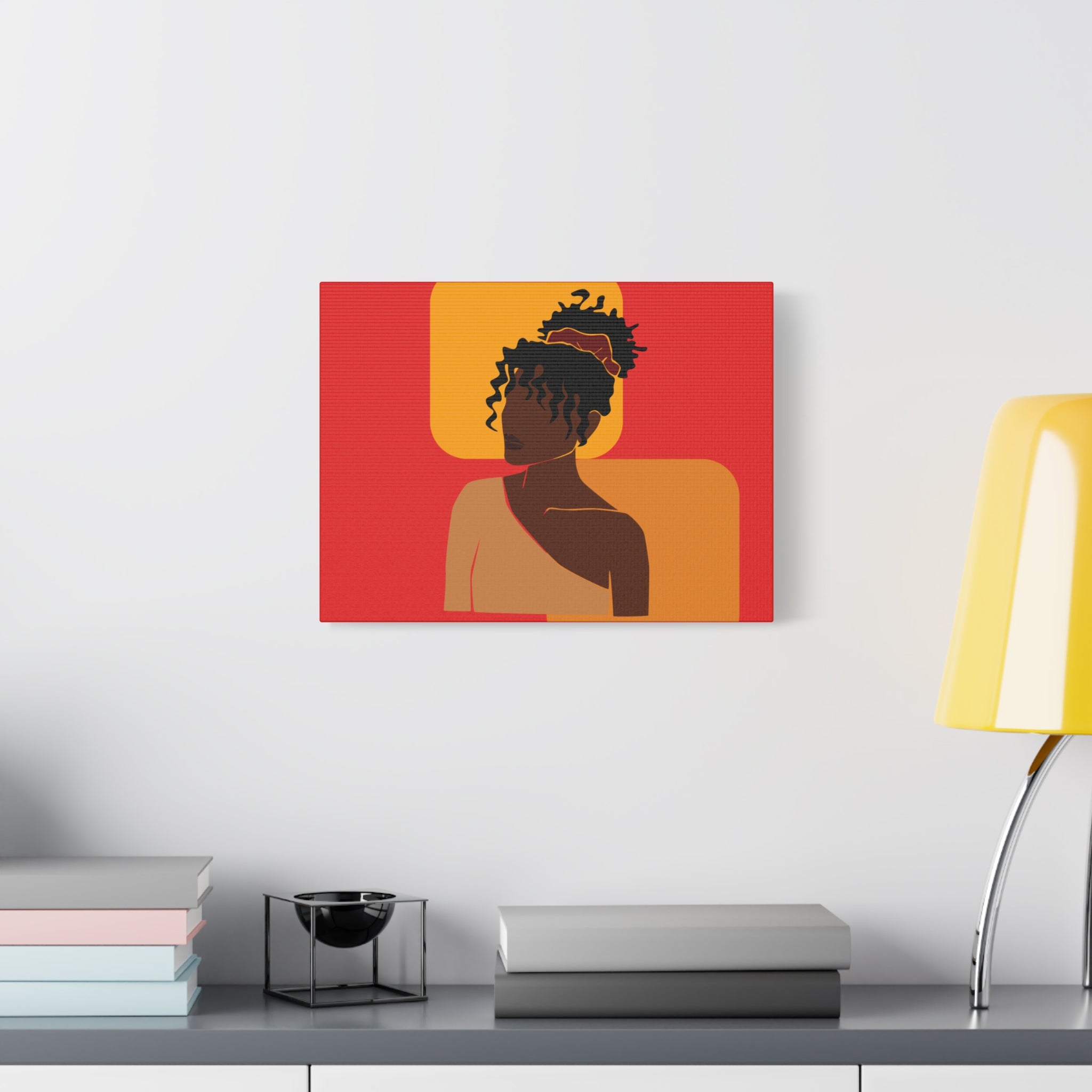 Afrocentric Black Woman - Canvas Art