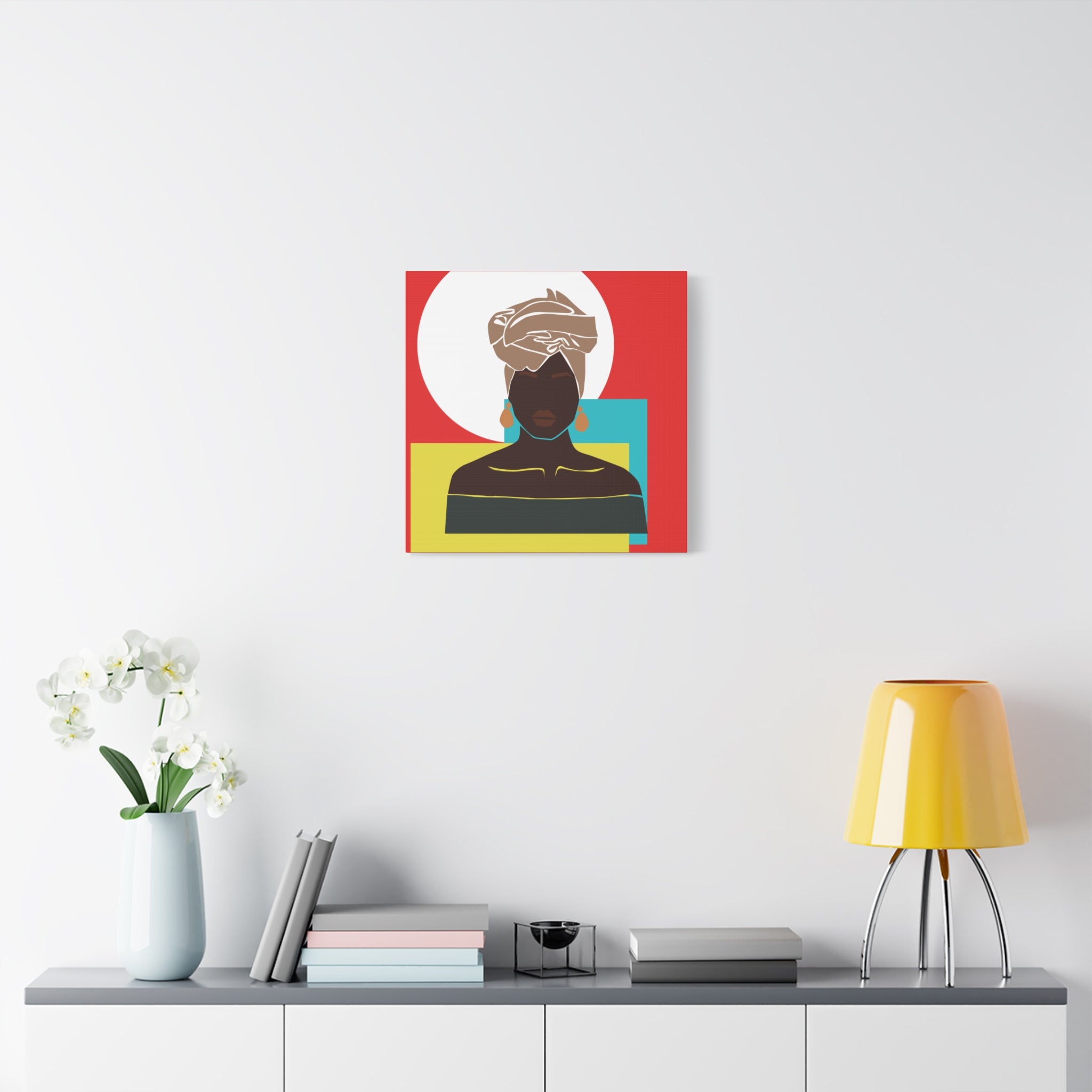 Headwrap Woman — Canvas Art