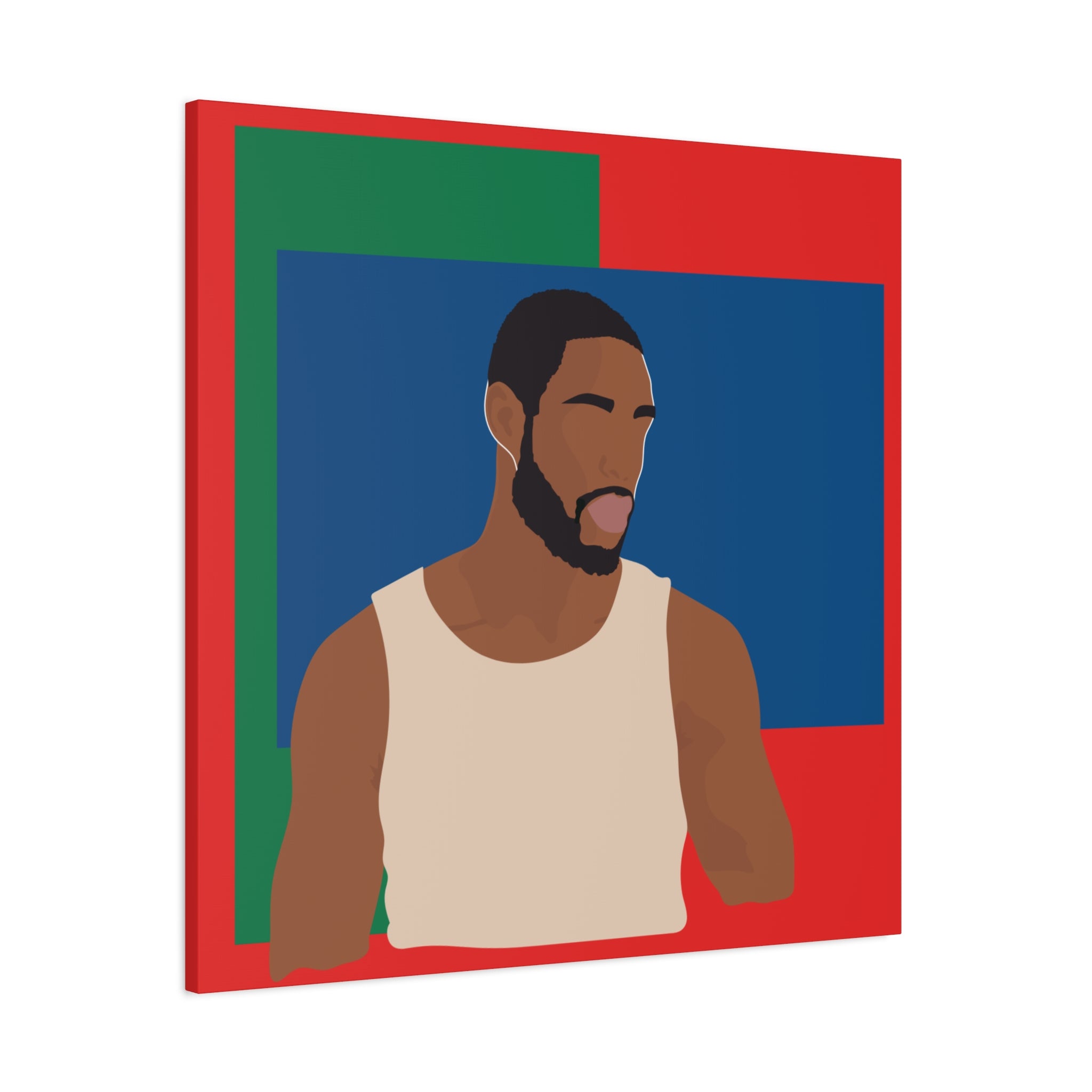 Modern Minimalist Bold Color Block -  Canvas Art