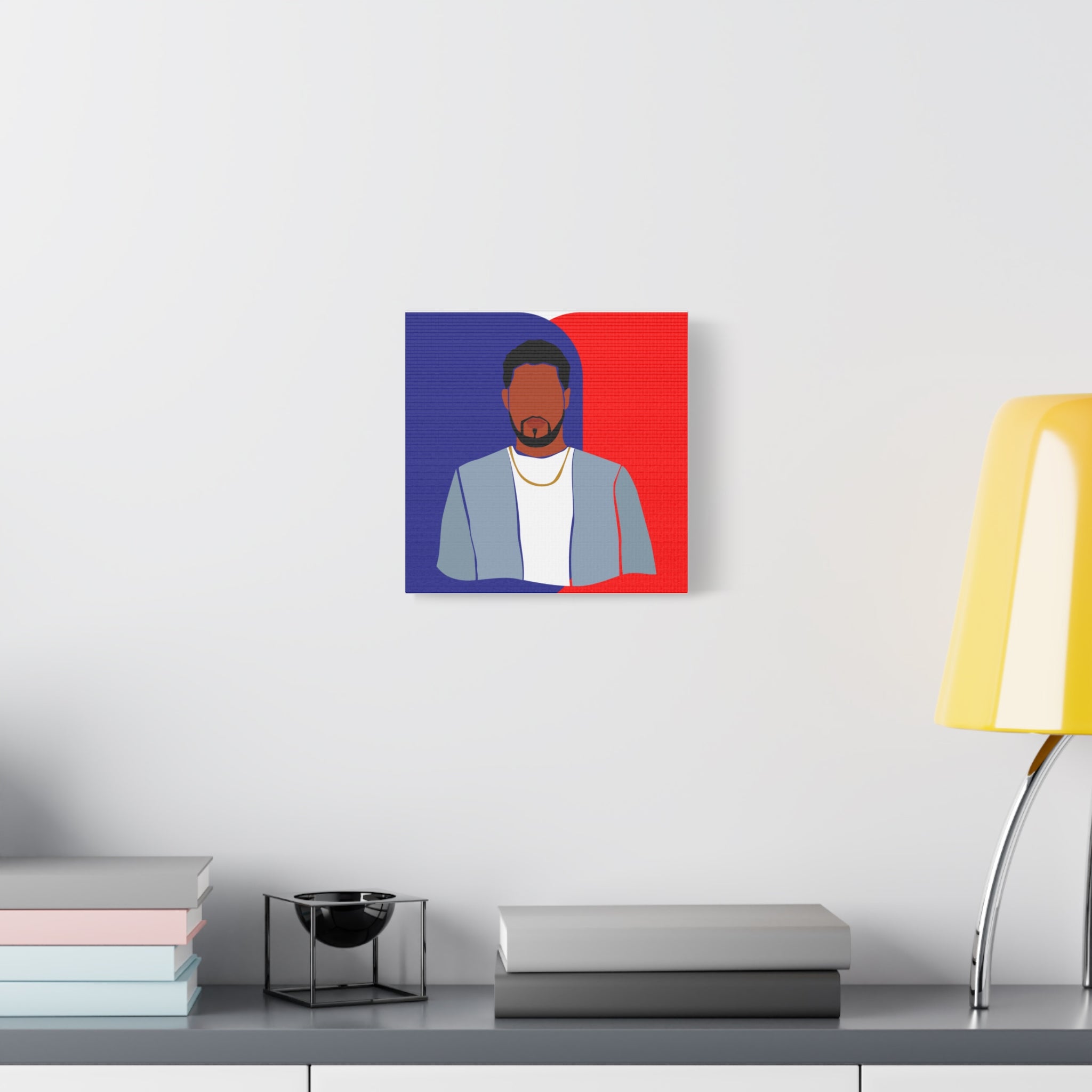Abstract Male Figure - Canvas Art